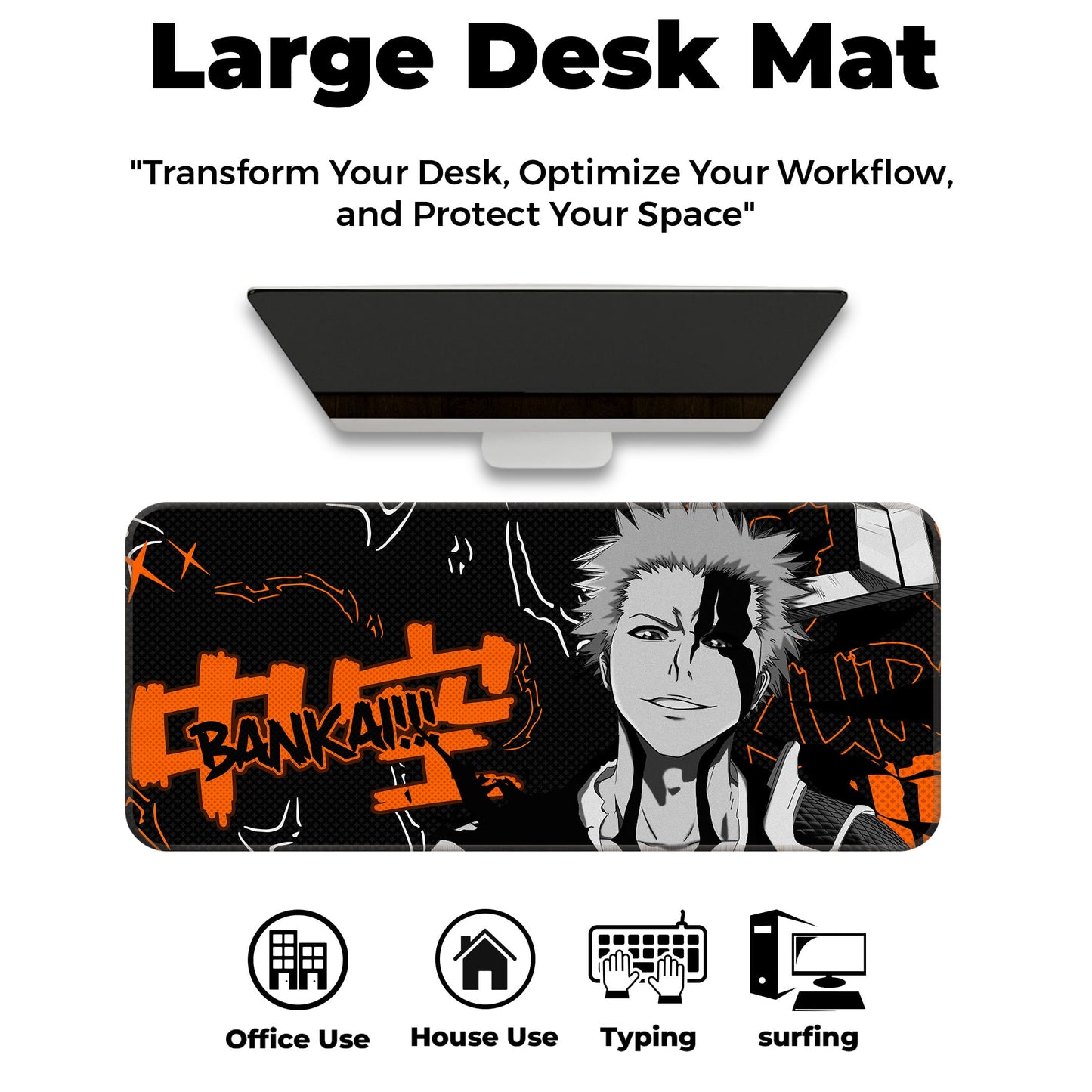 Ichigo Kurosaki - E-XL Mousepad image 5