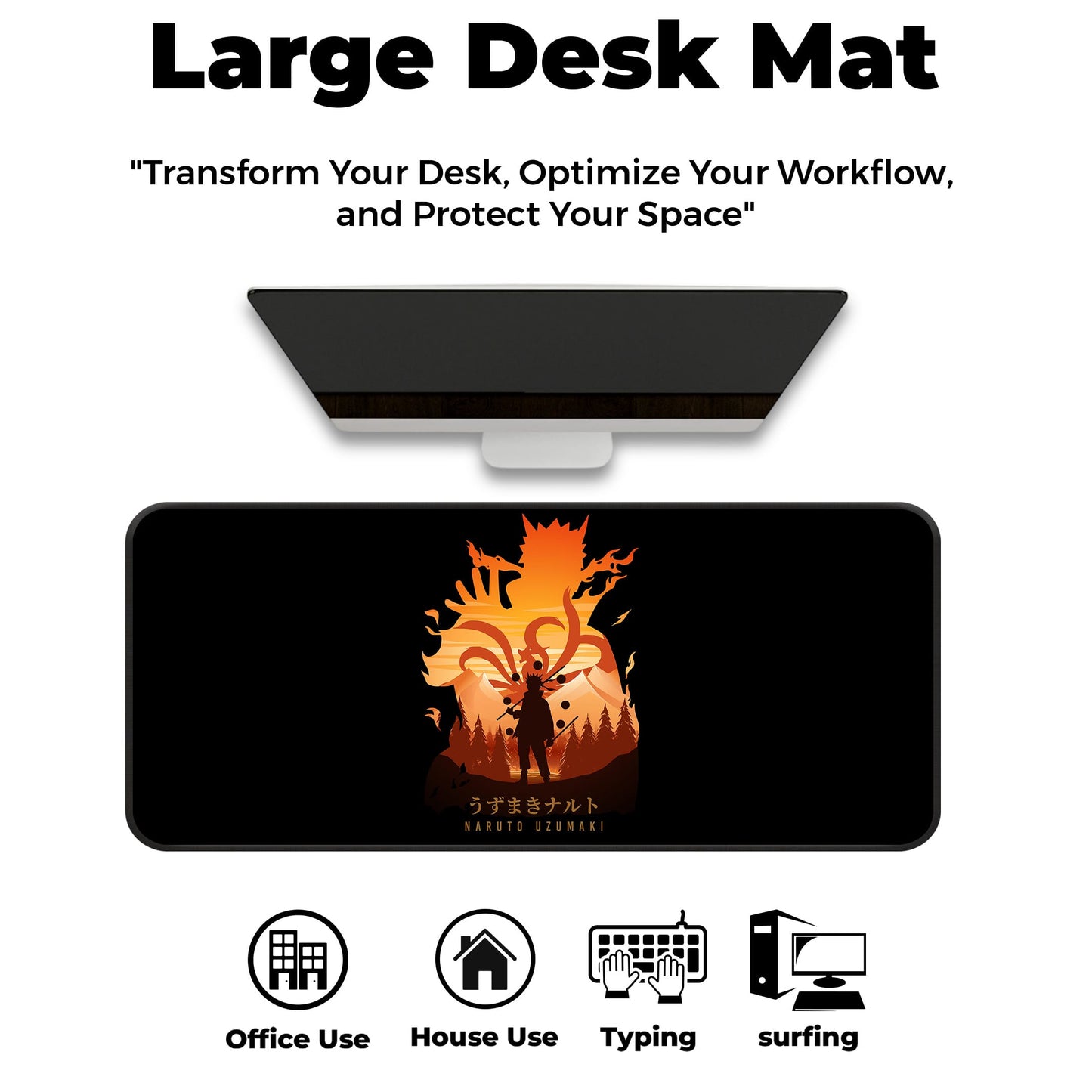 Naruto Uzumaki - E-XL Mousepad image 5