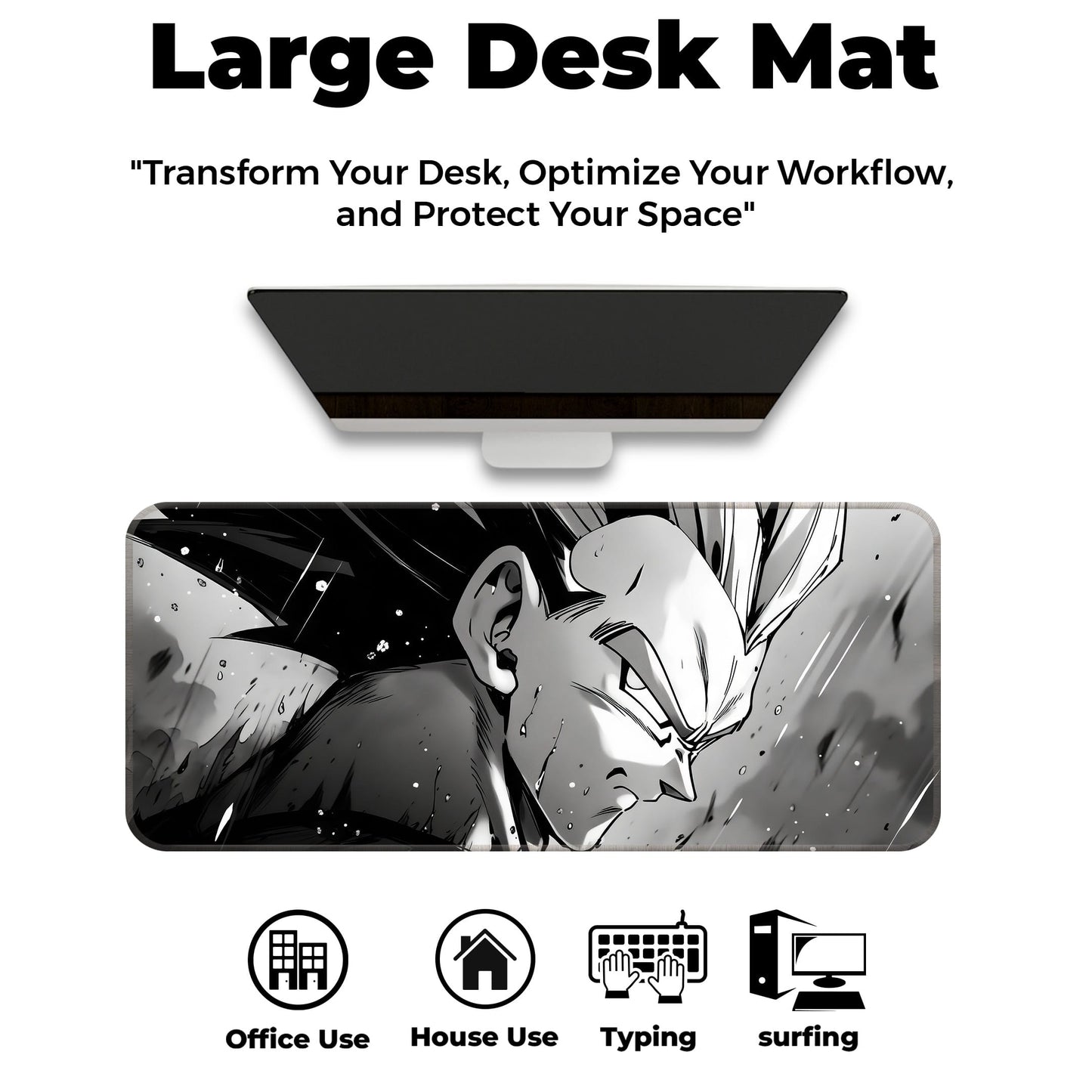 DBZ - Vegeta - E-XL Mousepad image 5