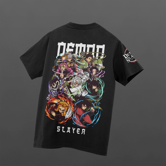 Demon Slayer Breath of Unity oversized t-shirt – view 2 – OverBlaze