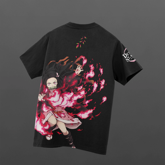 Demon Slayer Nezuko oversized t-shirt – view 2 – OverBlaze