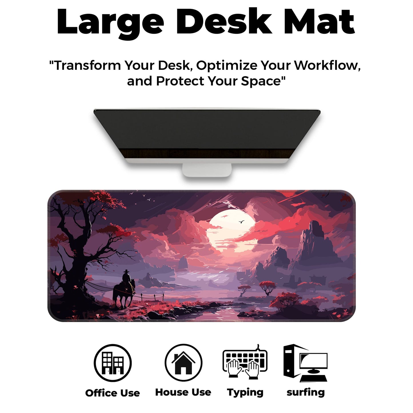 Cowboy Aesthetic - E-XL Mousepad image 5