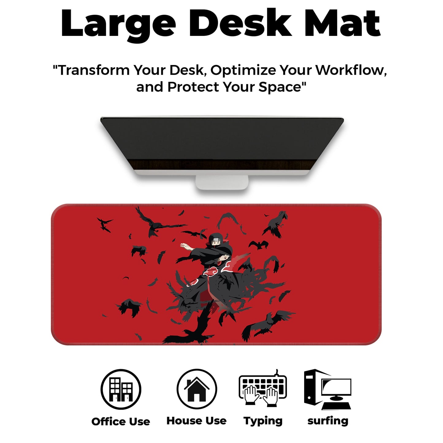 Itachi - Minimal - I - E-XL Mousepad image 5