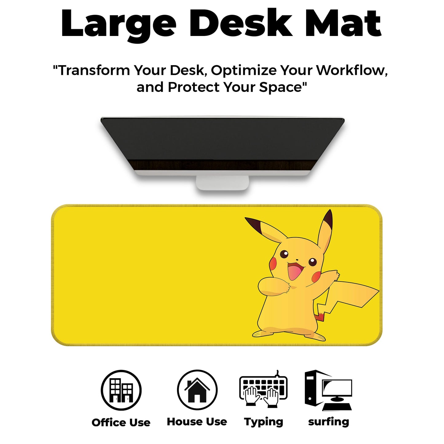 Pikachu - E-XL Mousepad image 5