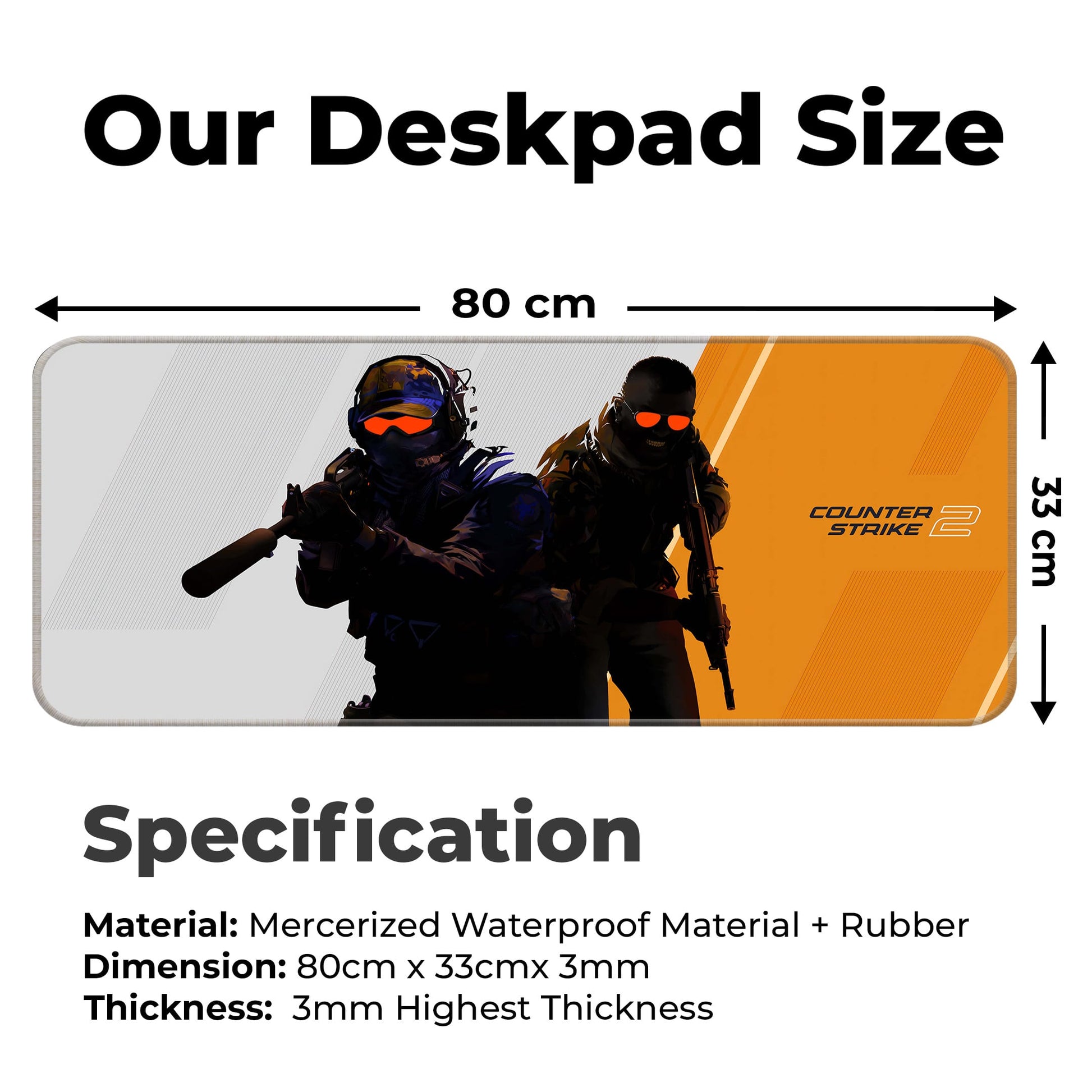 Counter Strike - 2 - E-XL Mousepad image 1