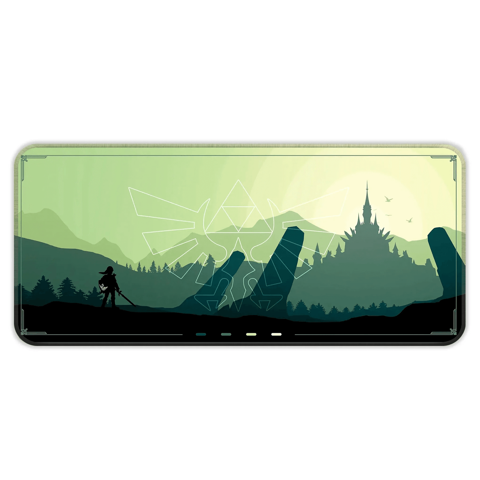 Zen Forest - Green - E-XL Mousepad image 0