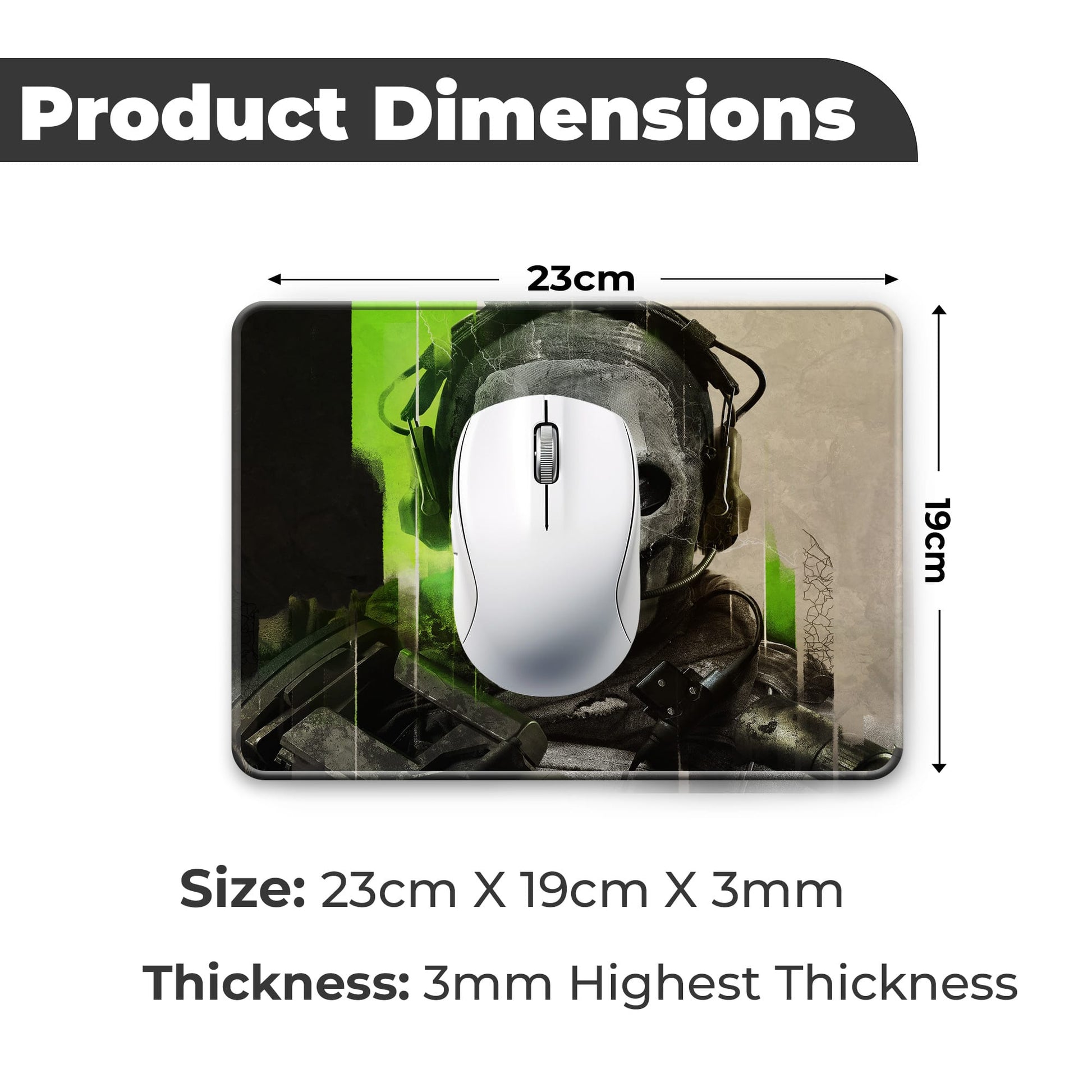 Ghost  - S Size Mousepad image 1