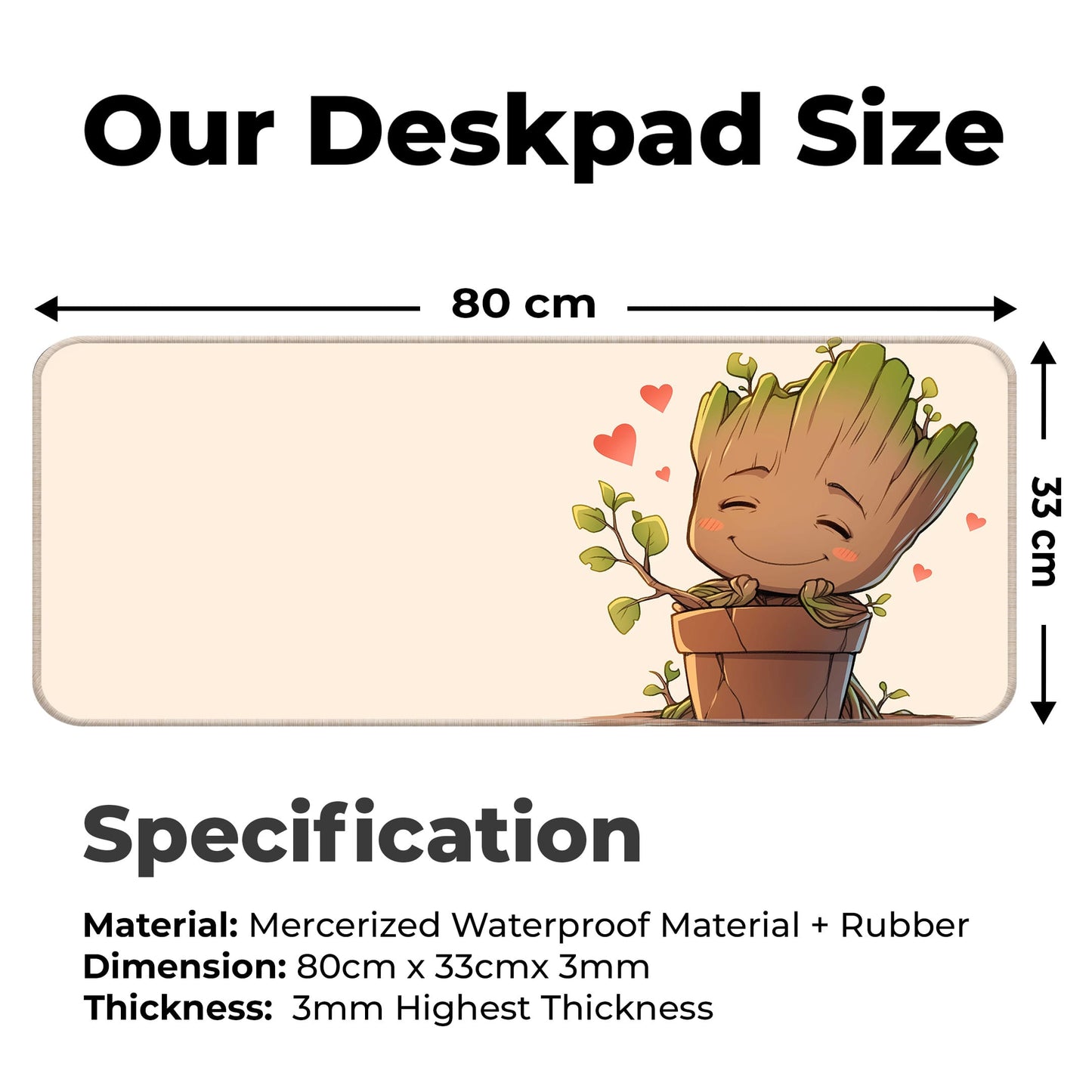 Cute Groot - E-XL Mousepad image 1