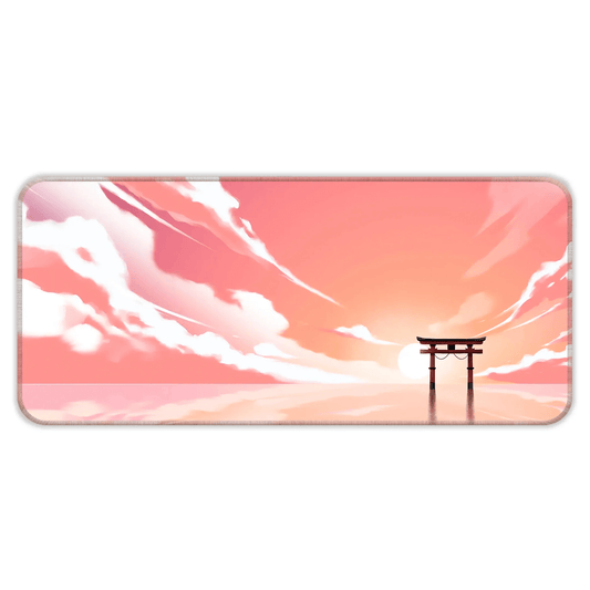 Tori Gate - Sunset - E-XL Mousepad image 0