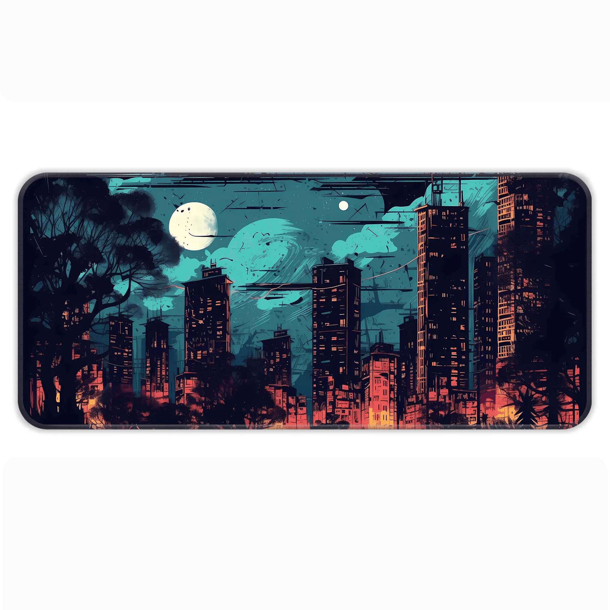 Modern Night City - E-XL Mousepad image 0