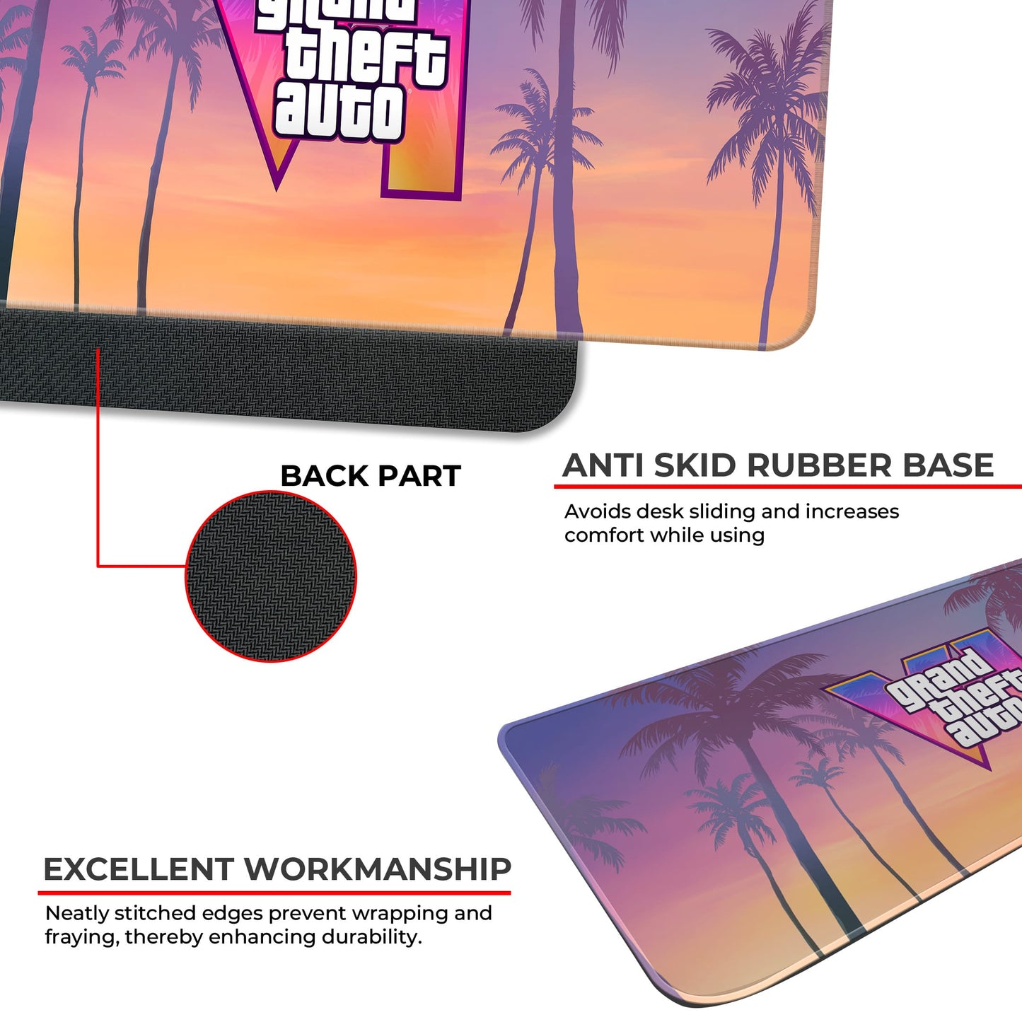 GTA VI - II - E-XL Mousepad image 2