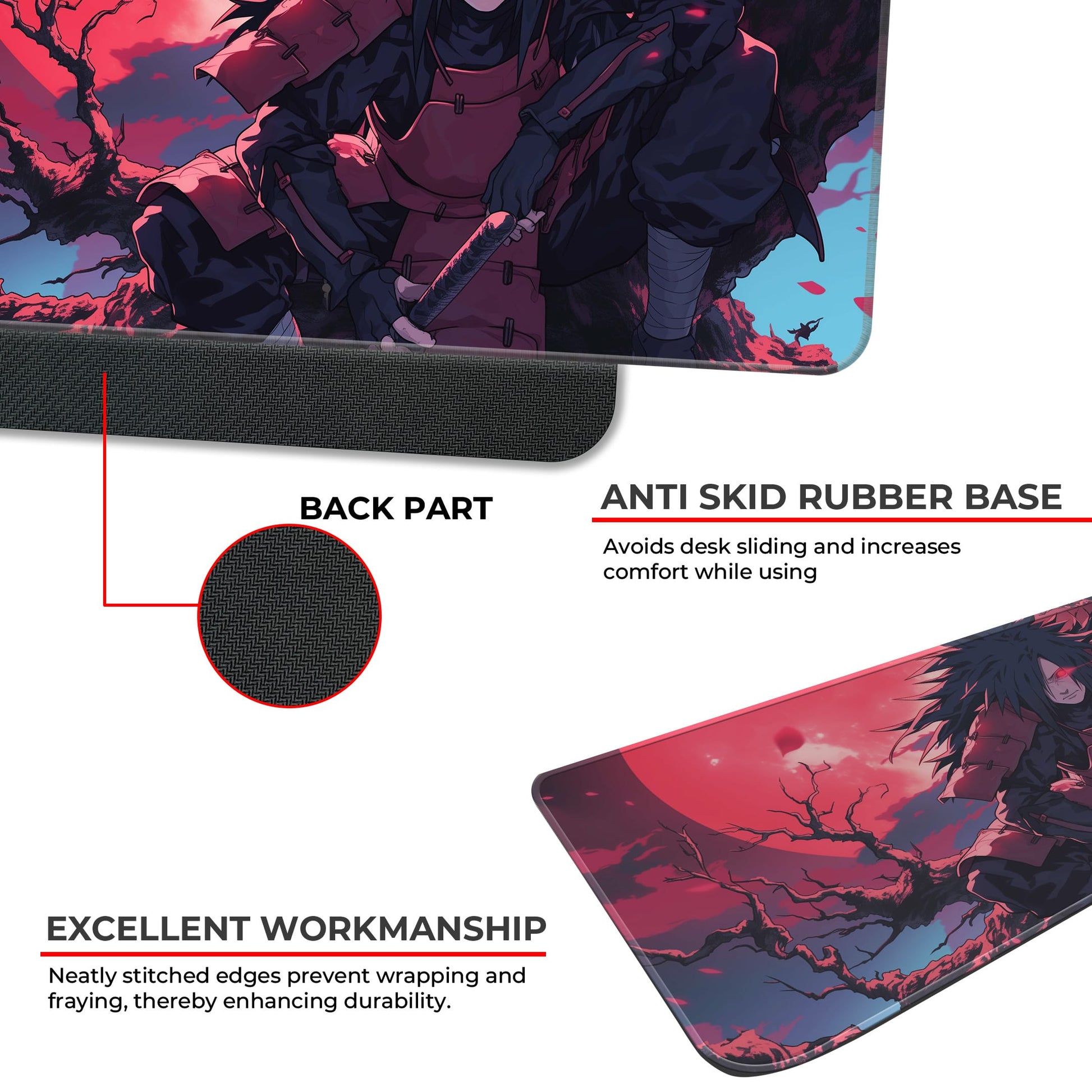 Uchiha Madara - E-XL Mousepad image 2