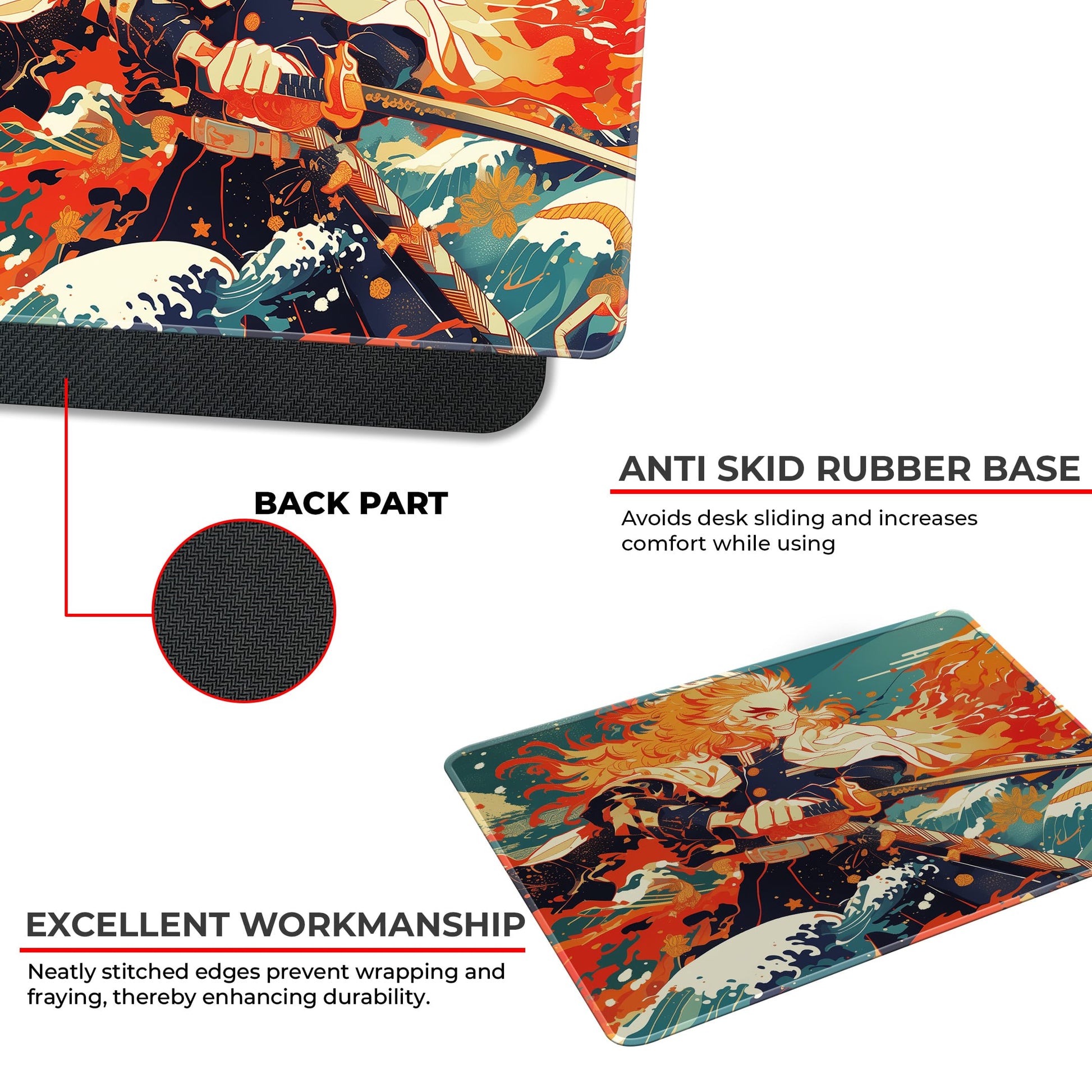 Rengoku - S Size Mousepad image 3