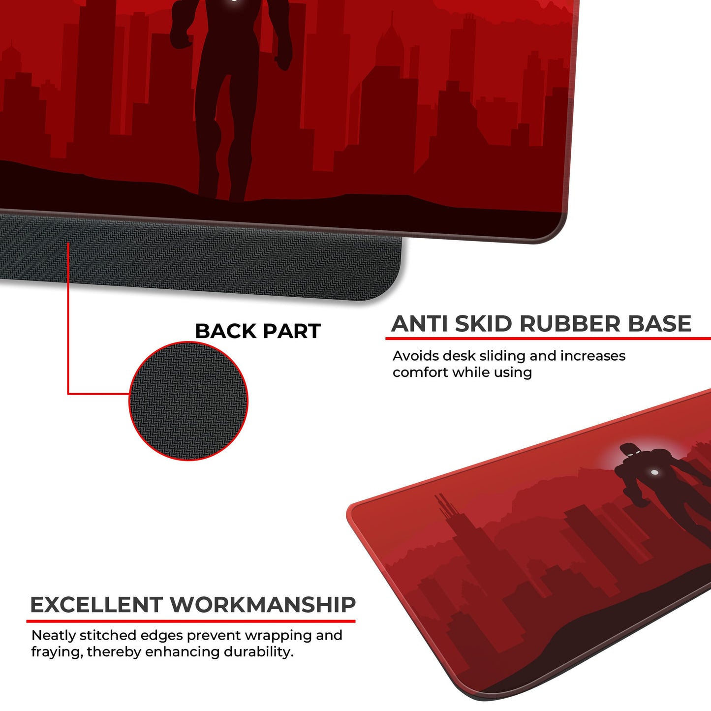 Ironman Red - E-XL Mousepad image 2