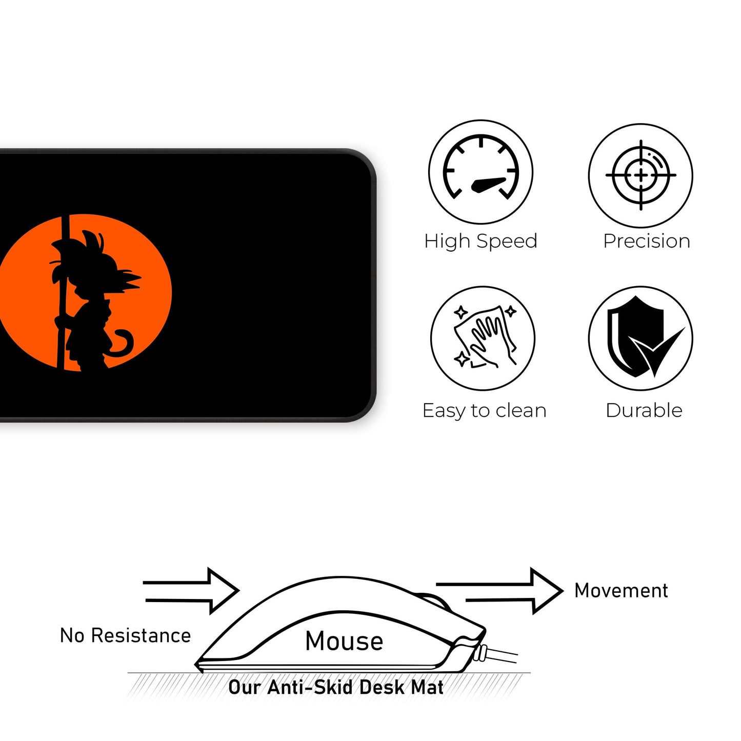DBZ - Goku Kid - E-XL Mousepad image 3