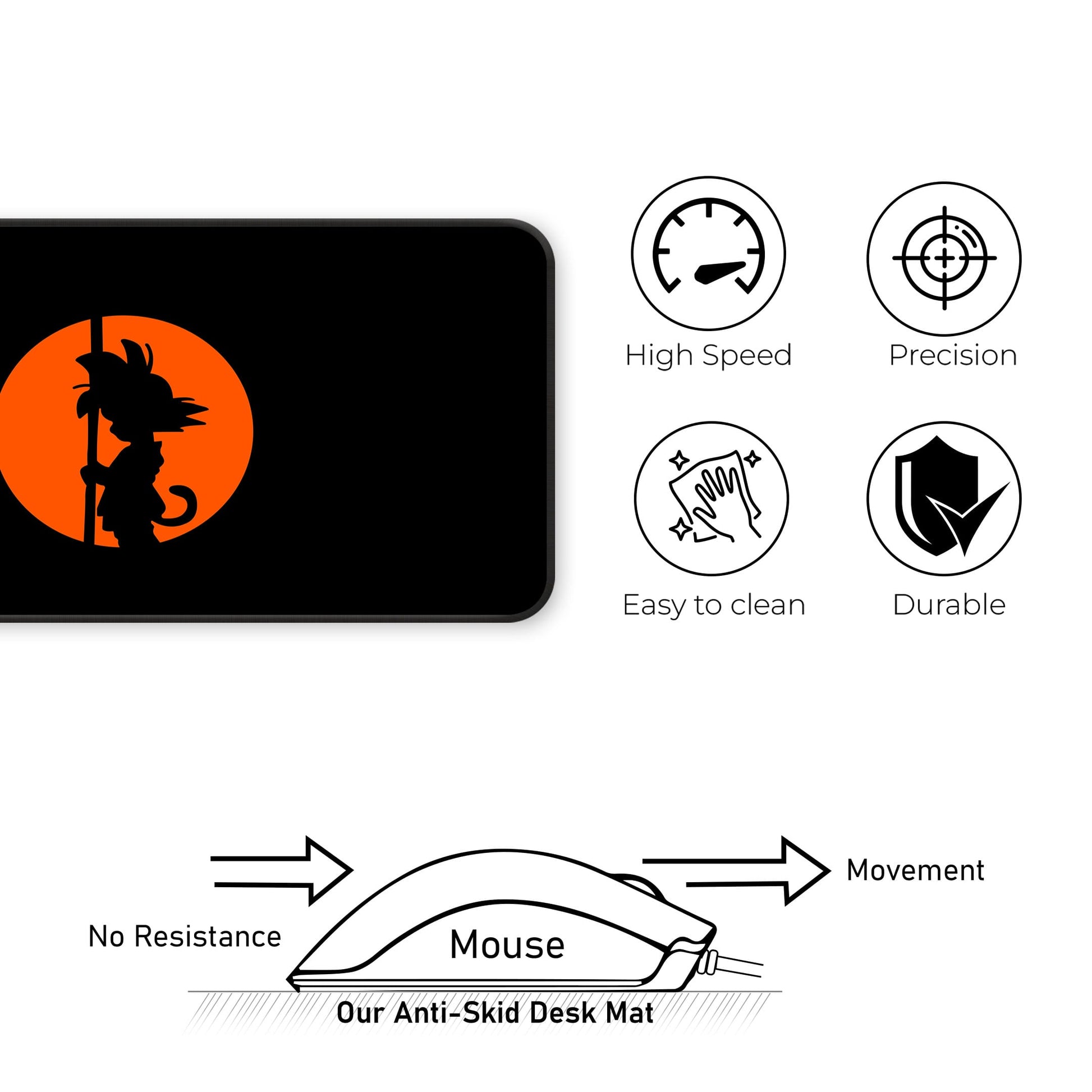 DBZ - Goku Kid - E-XL Mousepad image 3