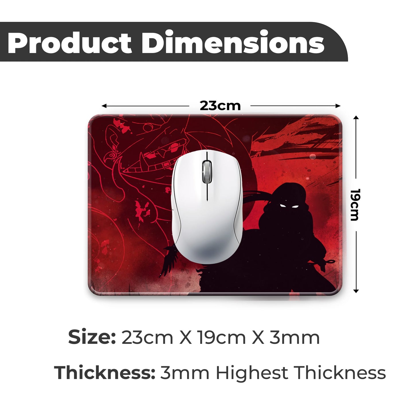 Itachi - Darkside  - S Size Mousepad image 1