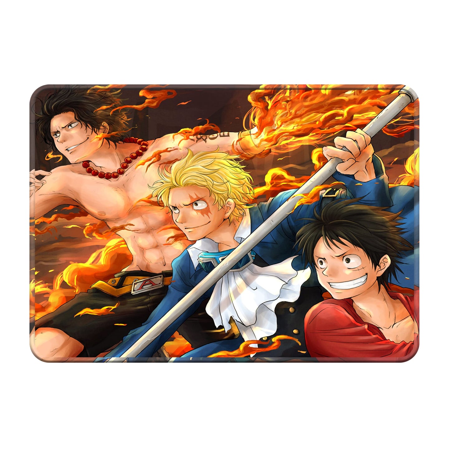Luffy, Ace and Sabo - S Size Mousepad image 0