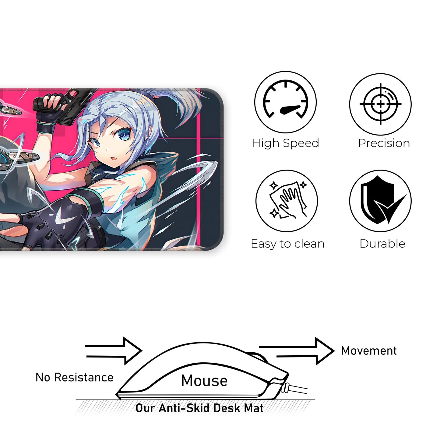 Valorant - Jett - E-XL Mousepad image 3