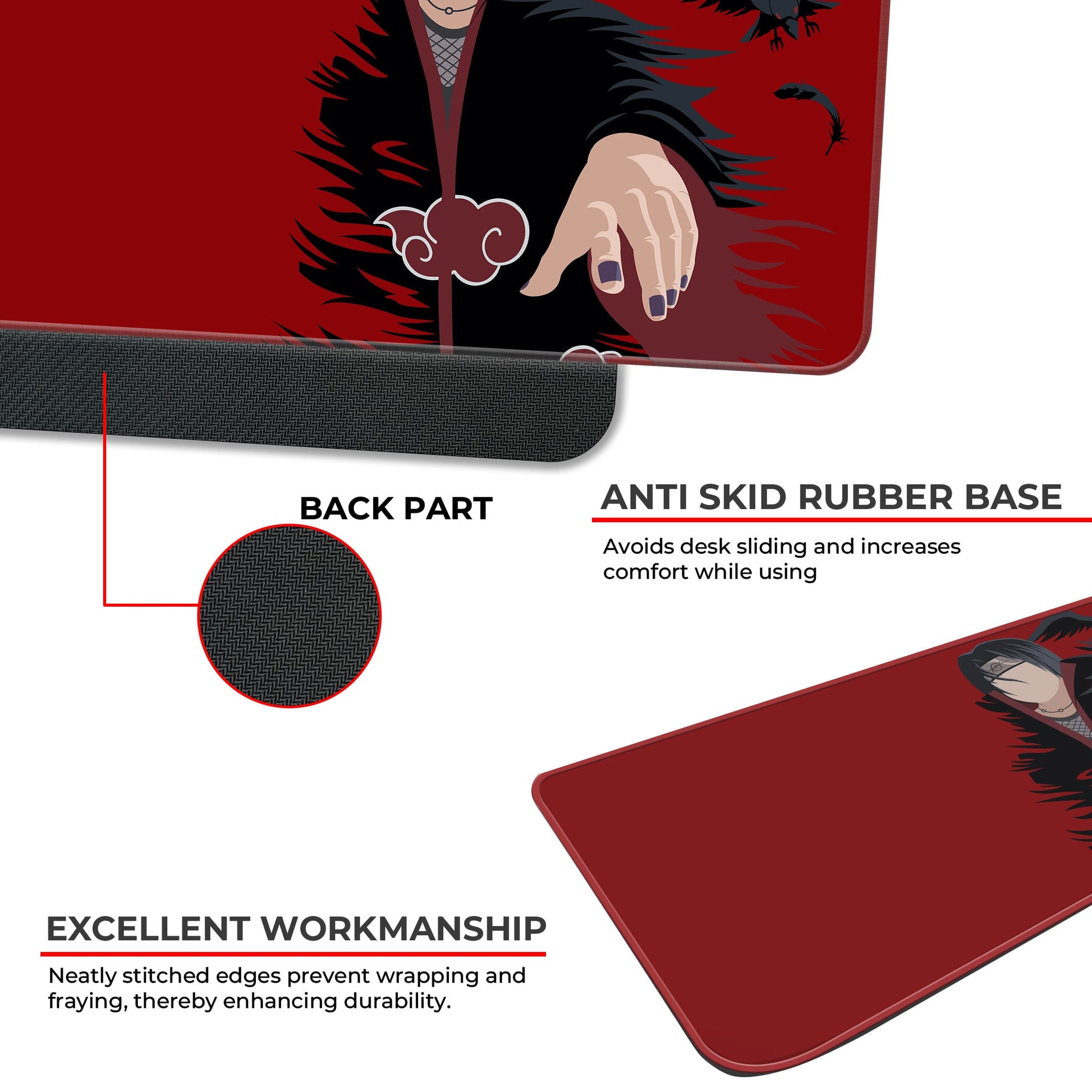 Itachi - Minimal - II - E-XL Mousepad image 2