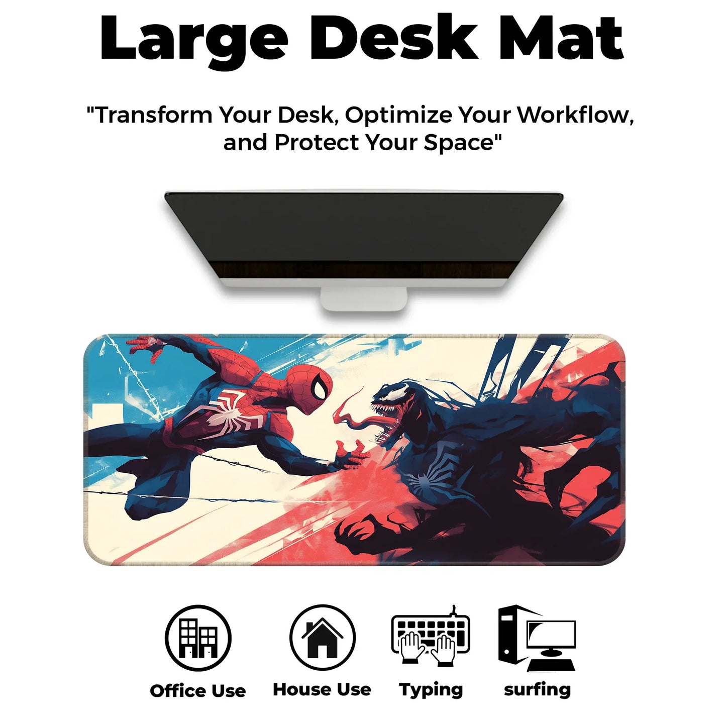 Spiderman vs Venom - E-XL Mousepad image 5