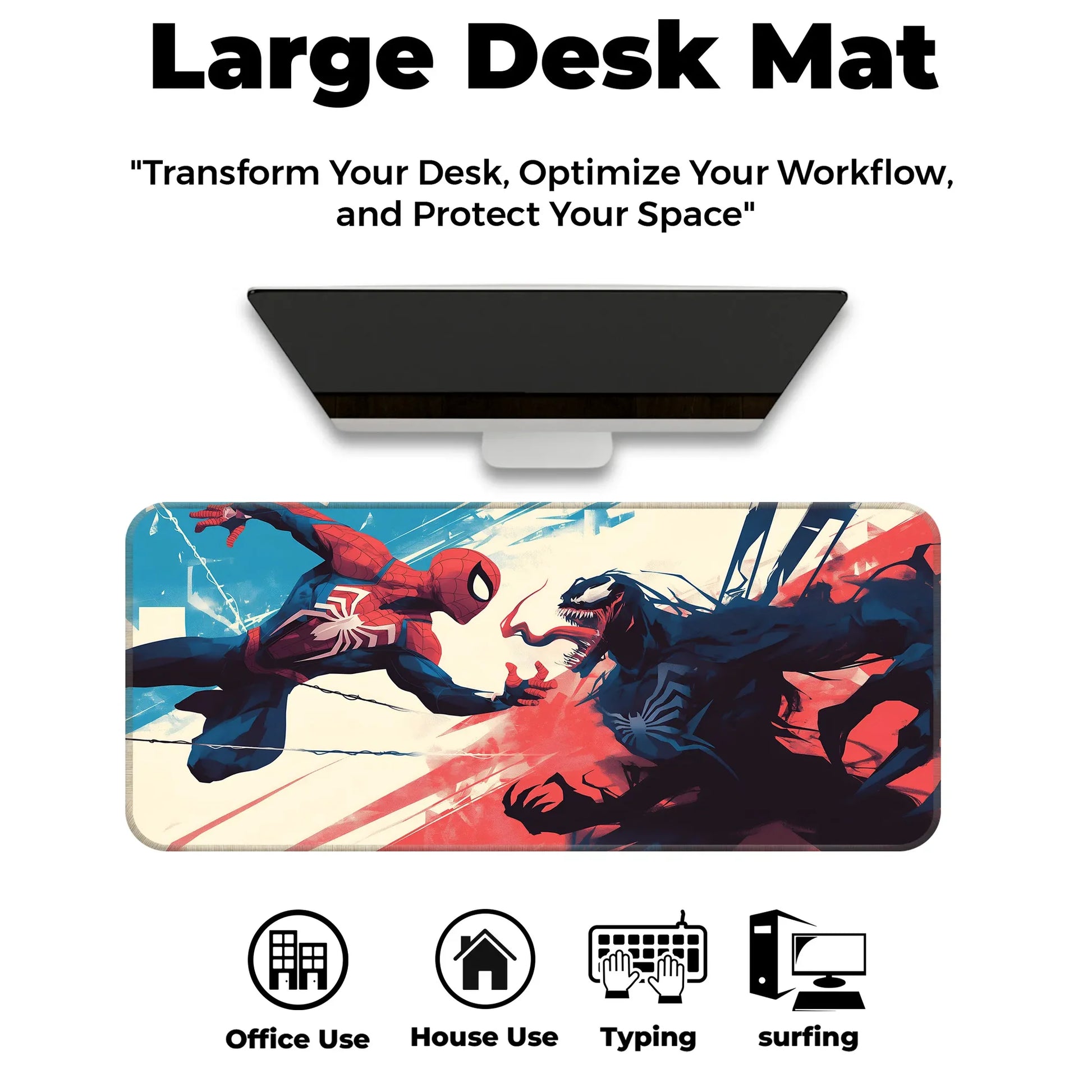 Spiderman vs Venom - E-XL Mousepad image 5