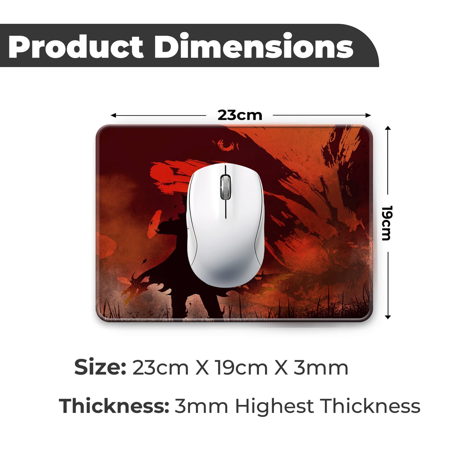 Naruto - Darkside  - S Size Mousepad image 1