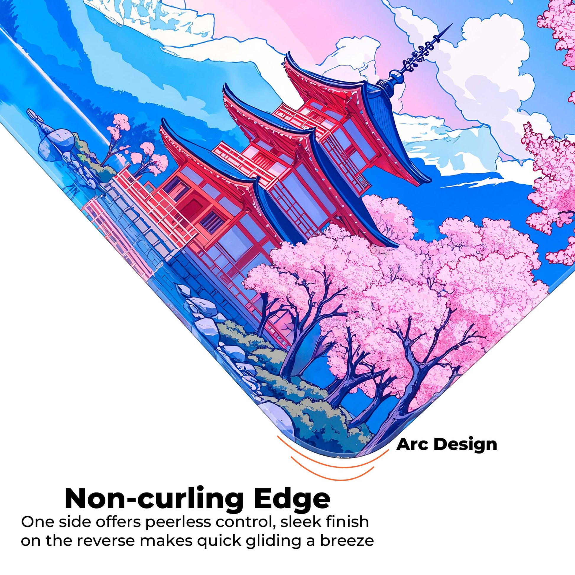Japanese Temple - E-XL Mousepad image 4