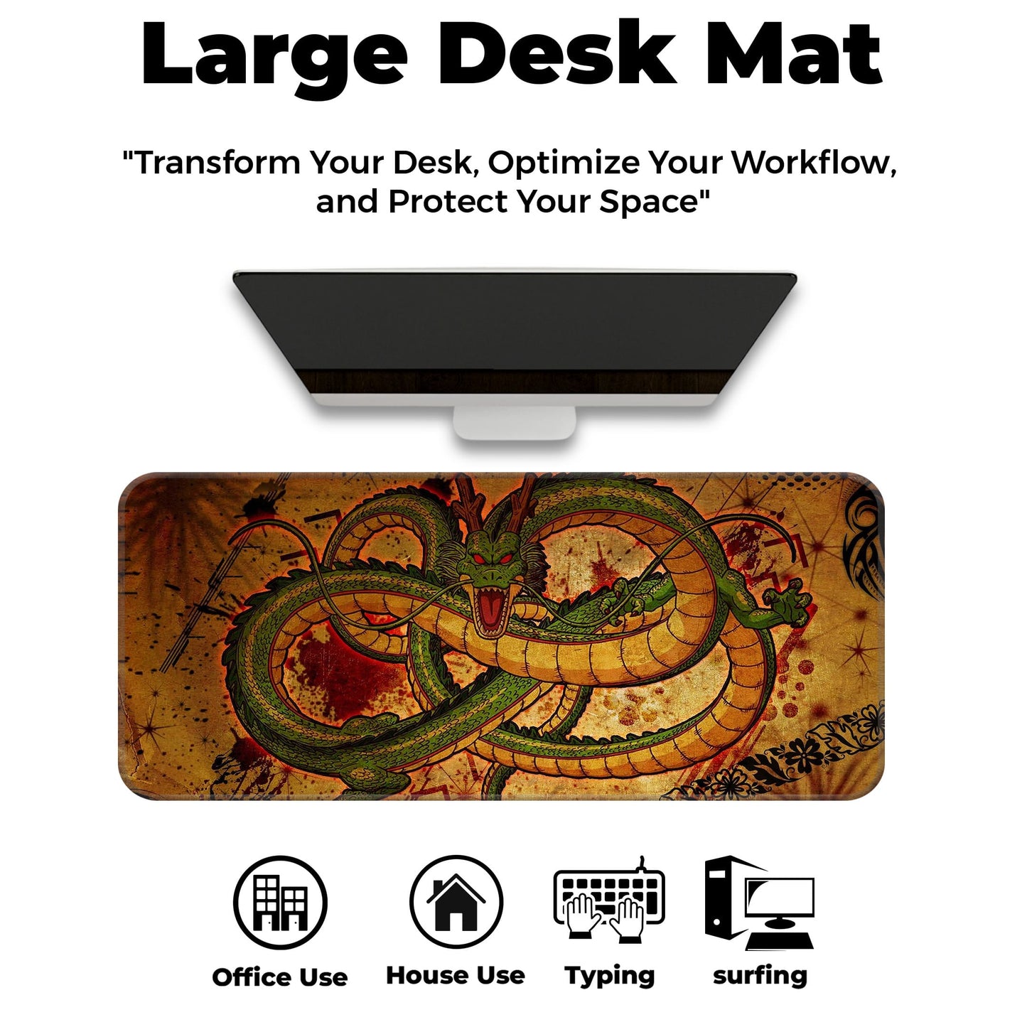 DBZ - Shenron - E-XL Mousepad image 5