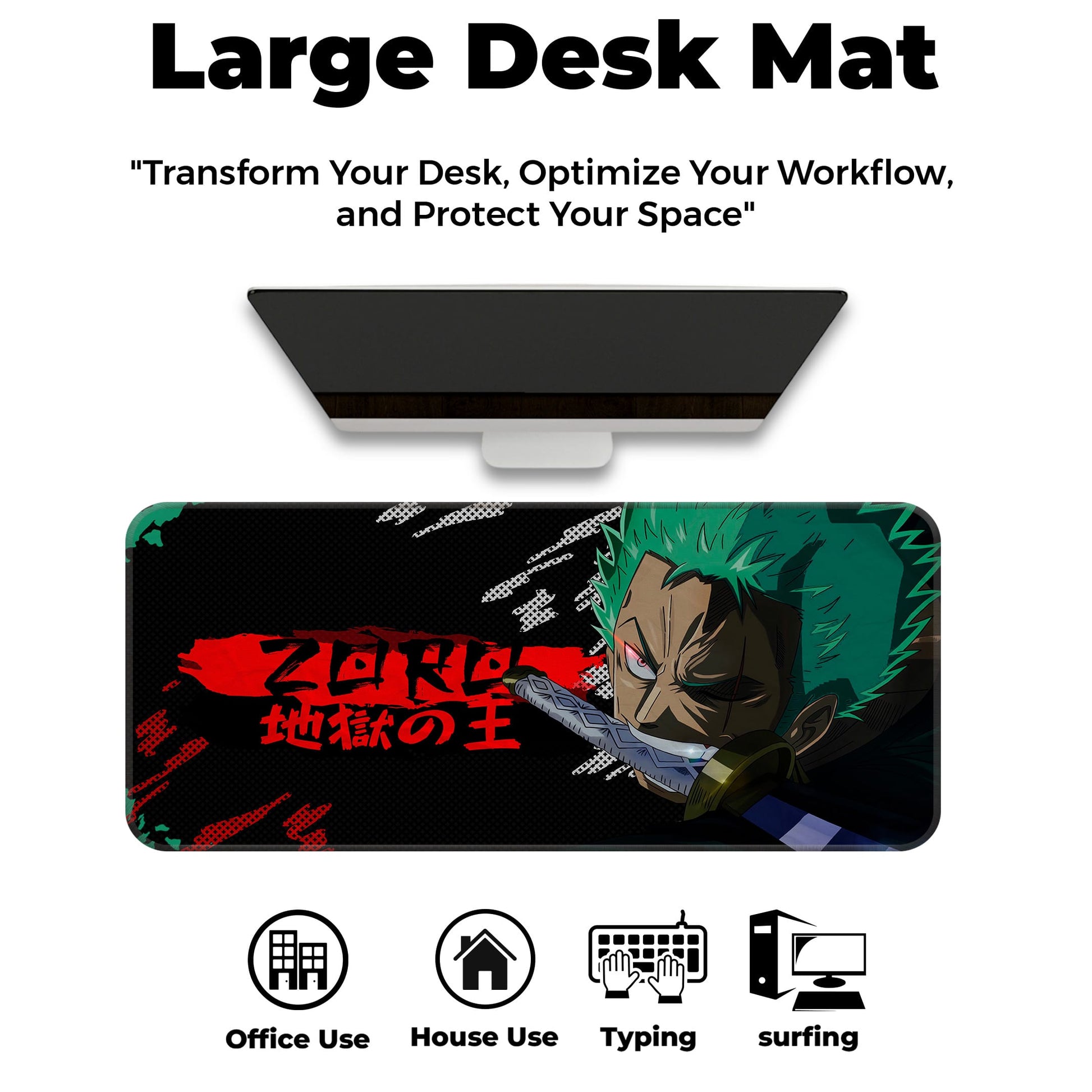 Roronoa Zoro - E-XL Mousepad image 5