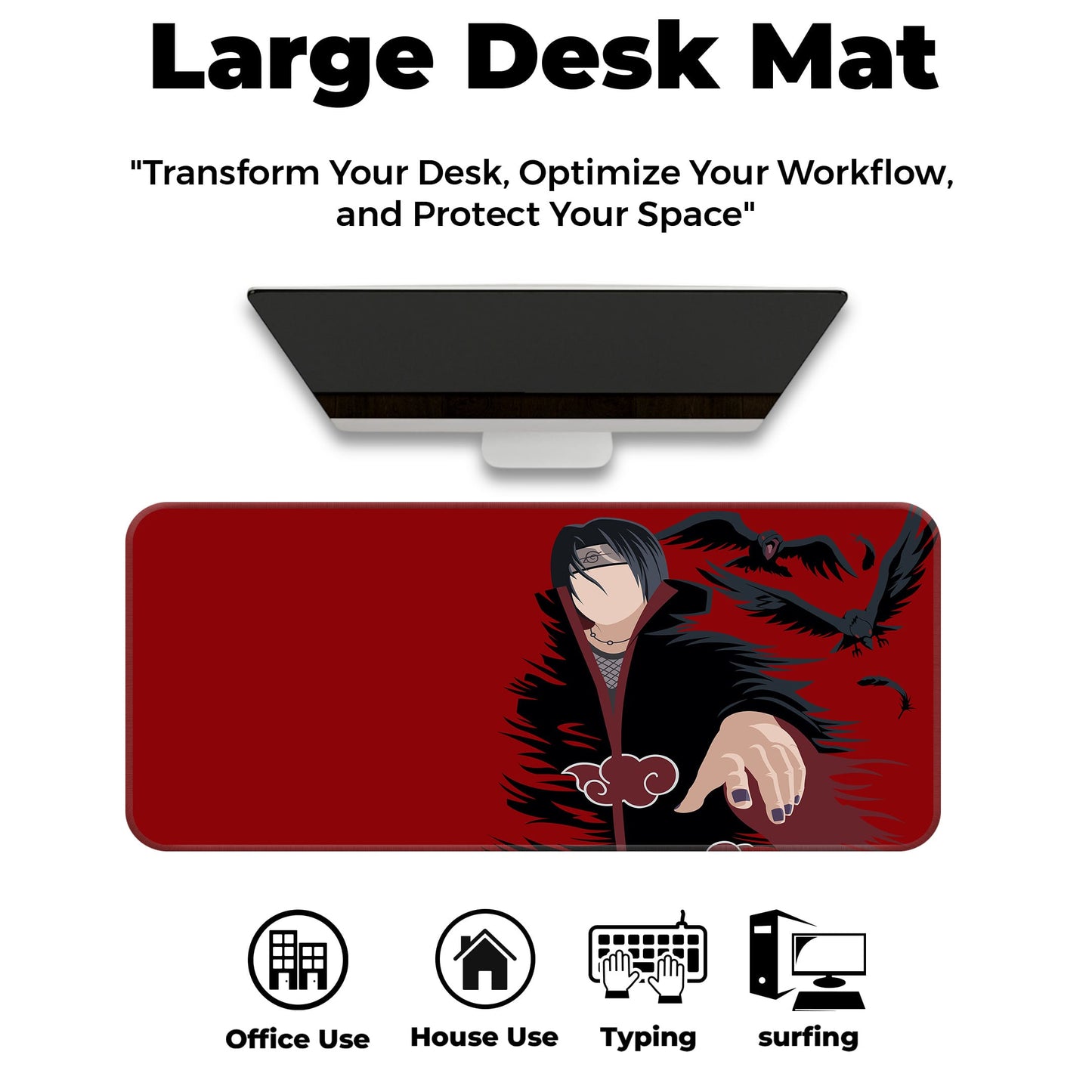 Itachi - Minimal - II - E-XL Mousepad image 5