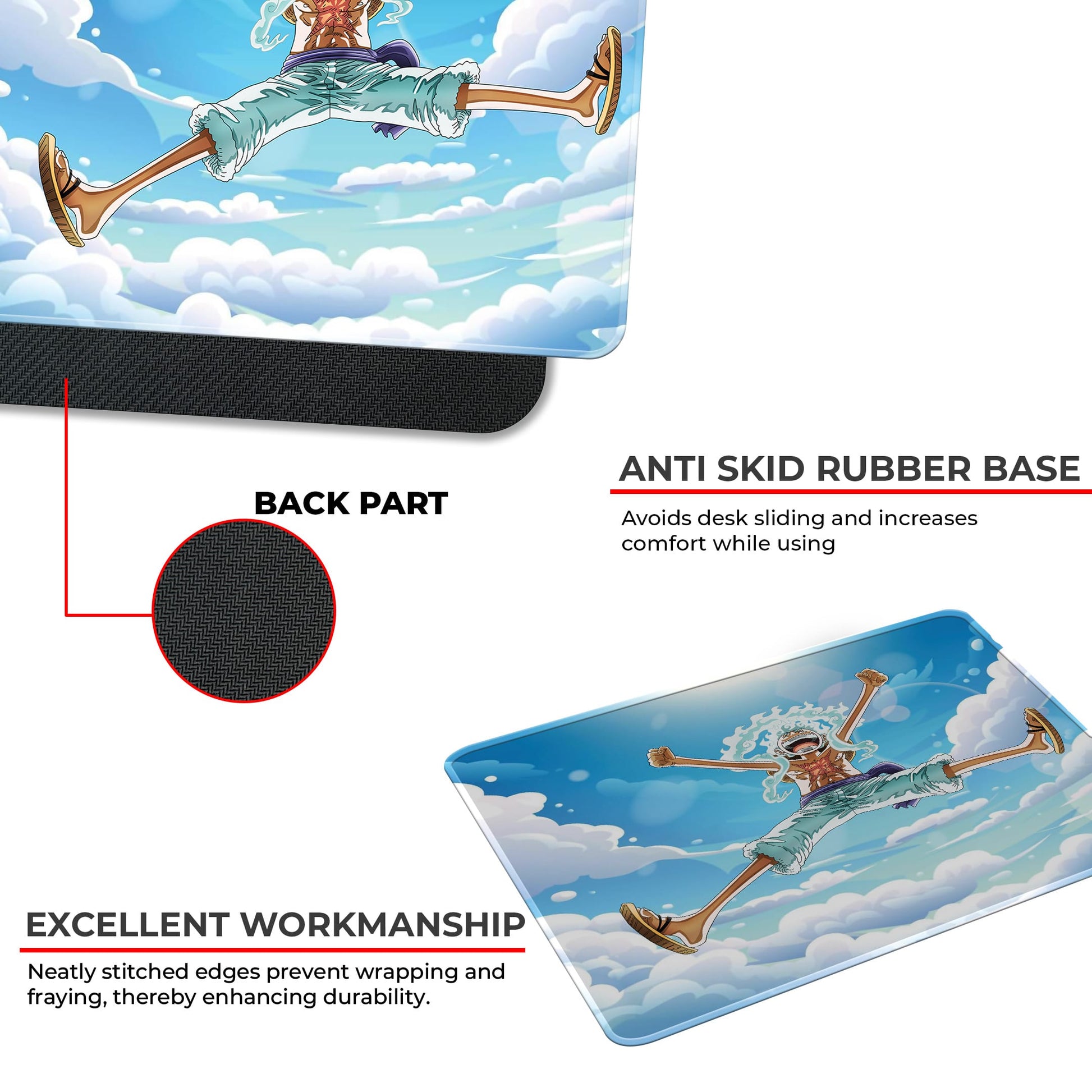 Luffy Gear 5 - S Size Mousepad image 3