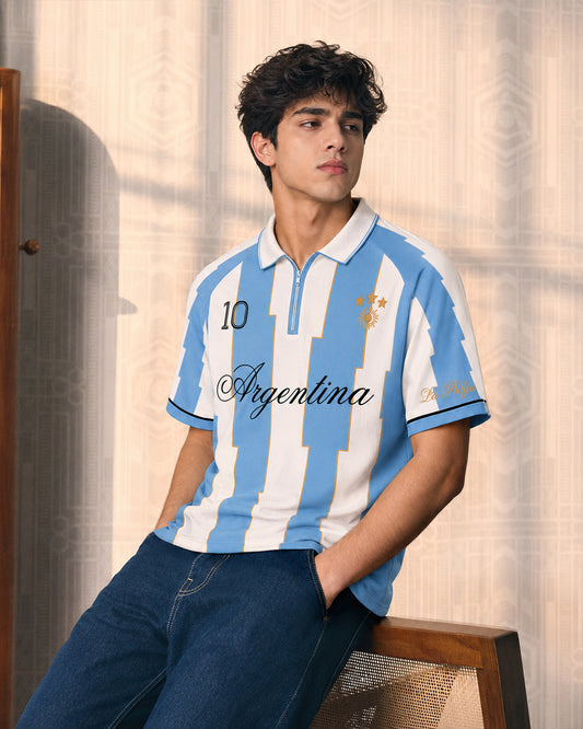 Argentina Zipper Polo