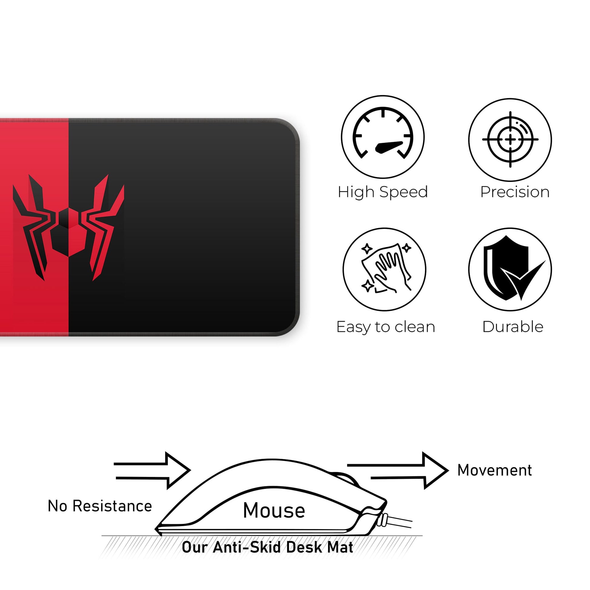 Spiderman Logo - E-XL Mousepad image 3