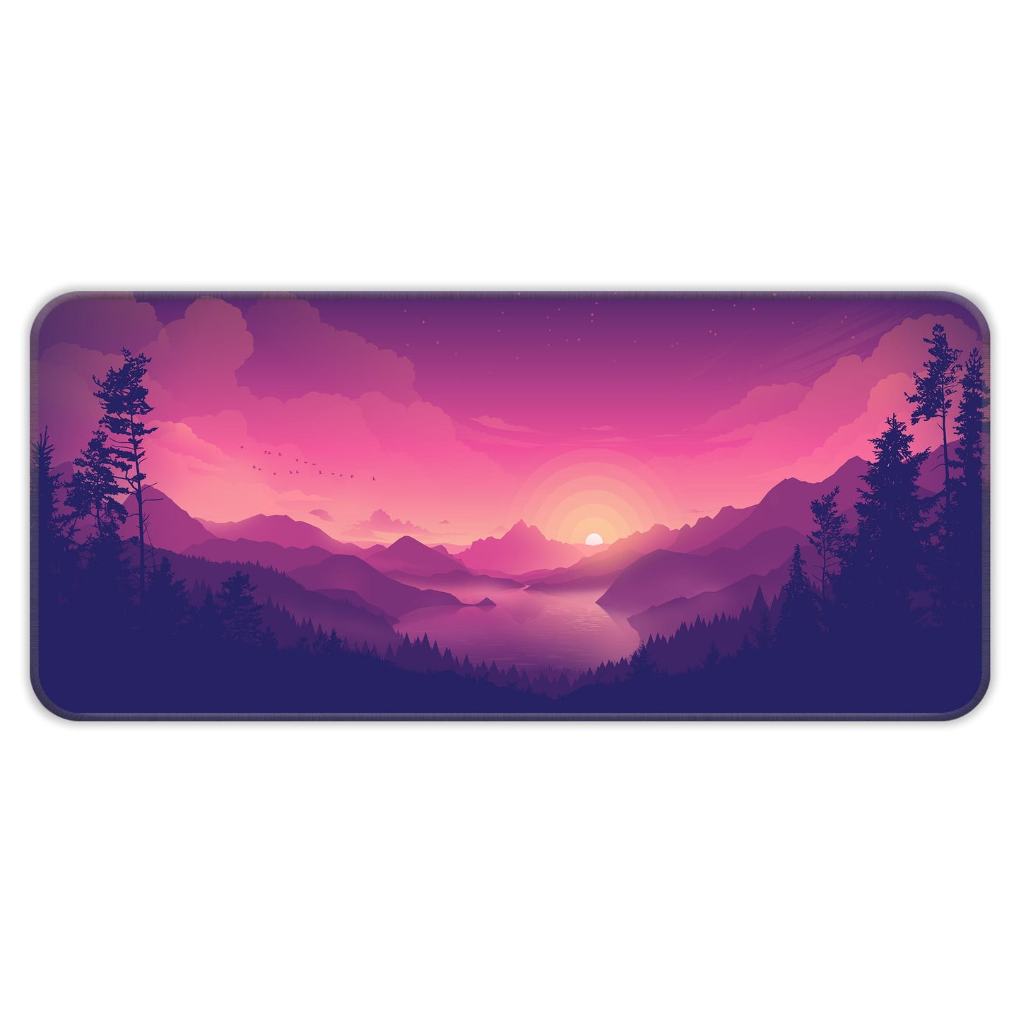Pink Sunset - E-XL Mousepad image 0