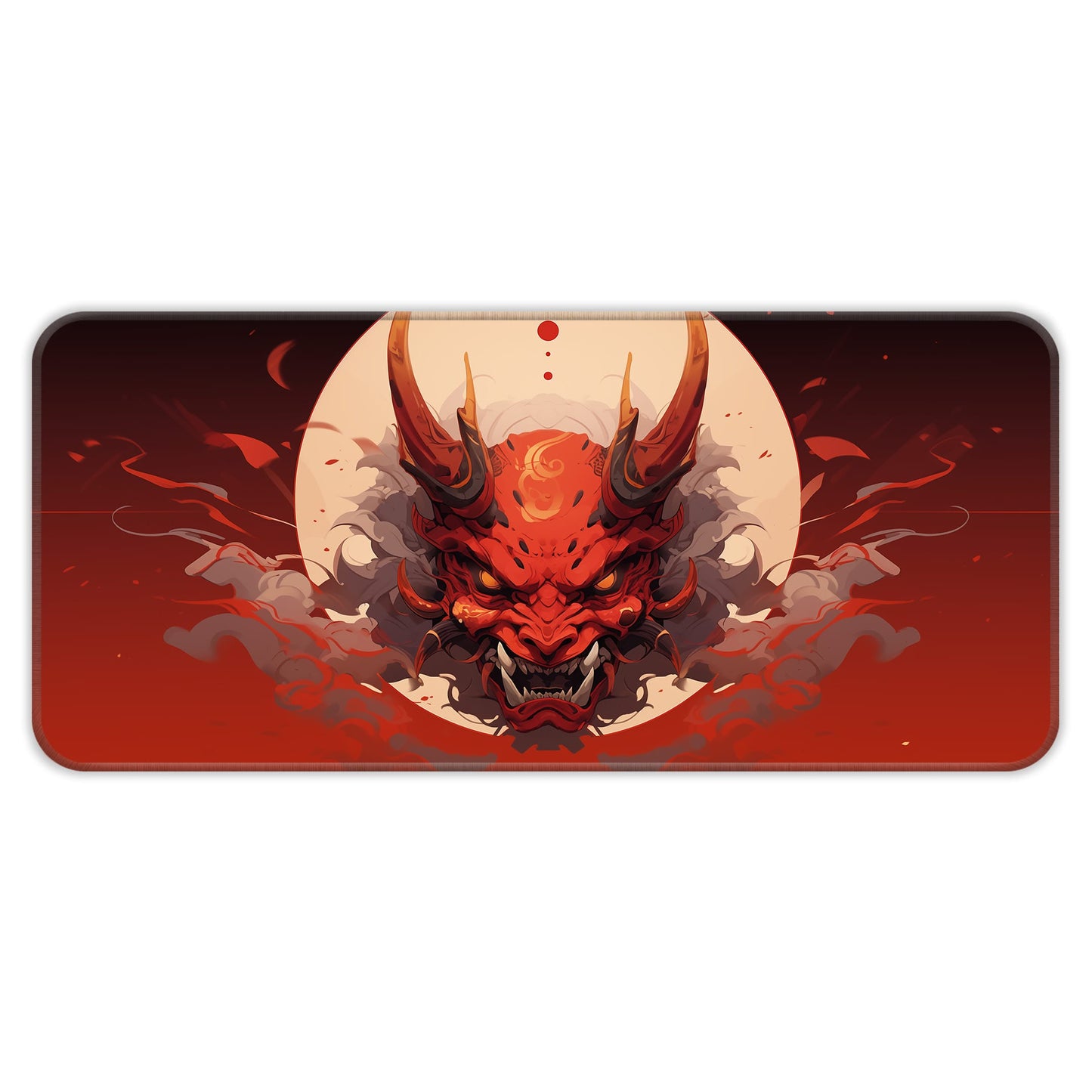 Oni Mask - Red - E-XL Mousepad image 0