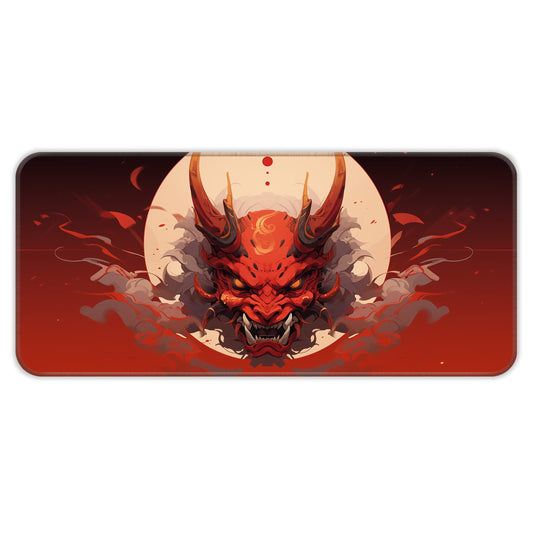 Oni Mask - Red - E-XL Mousepad image 0