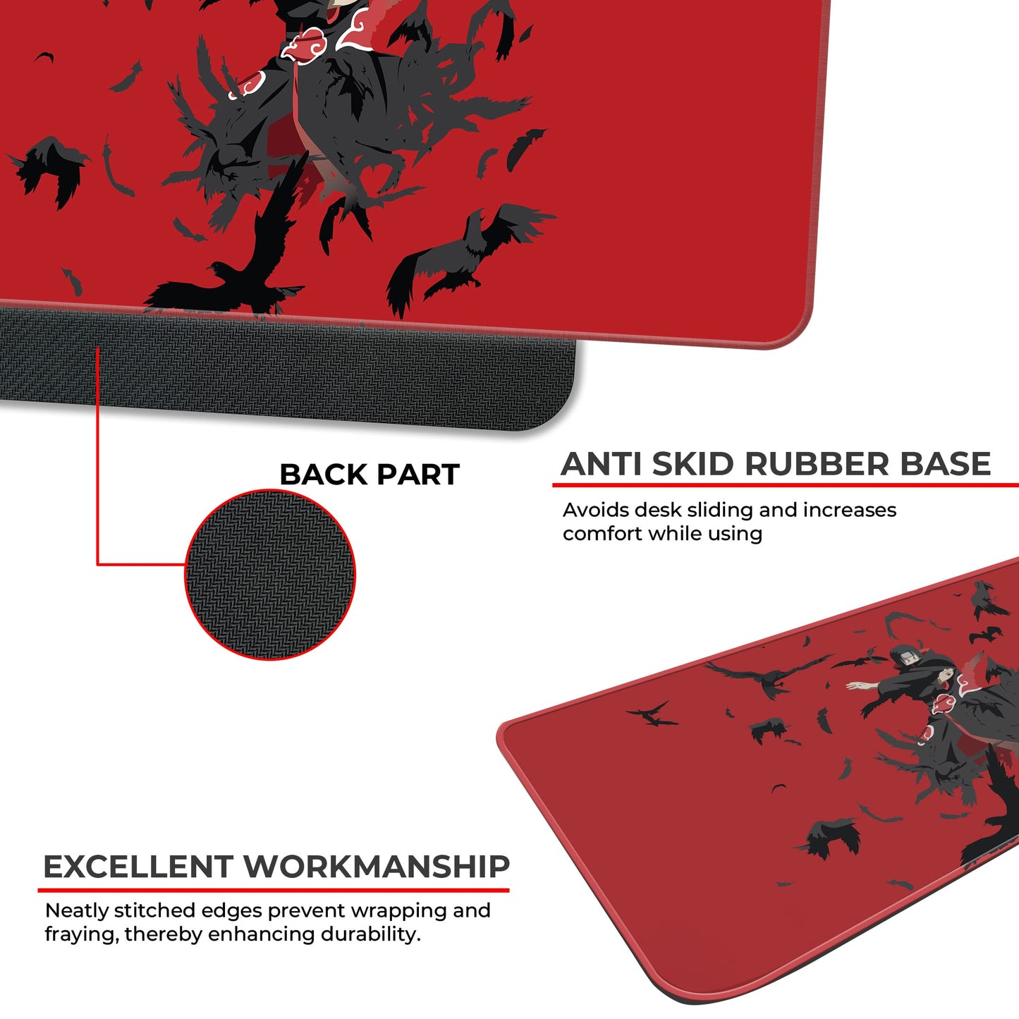 Itachi - Minimal - I - E-XL Mousepad image 2