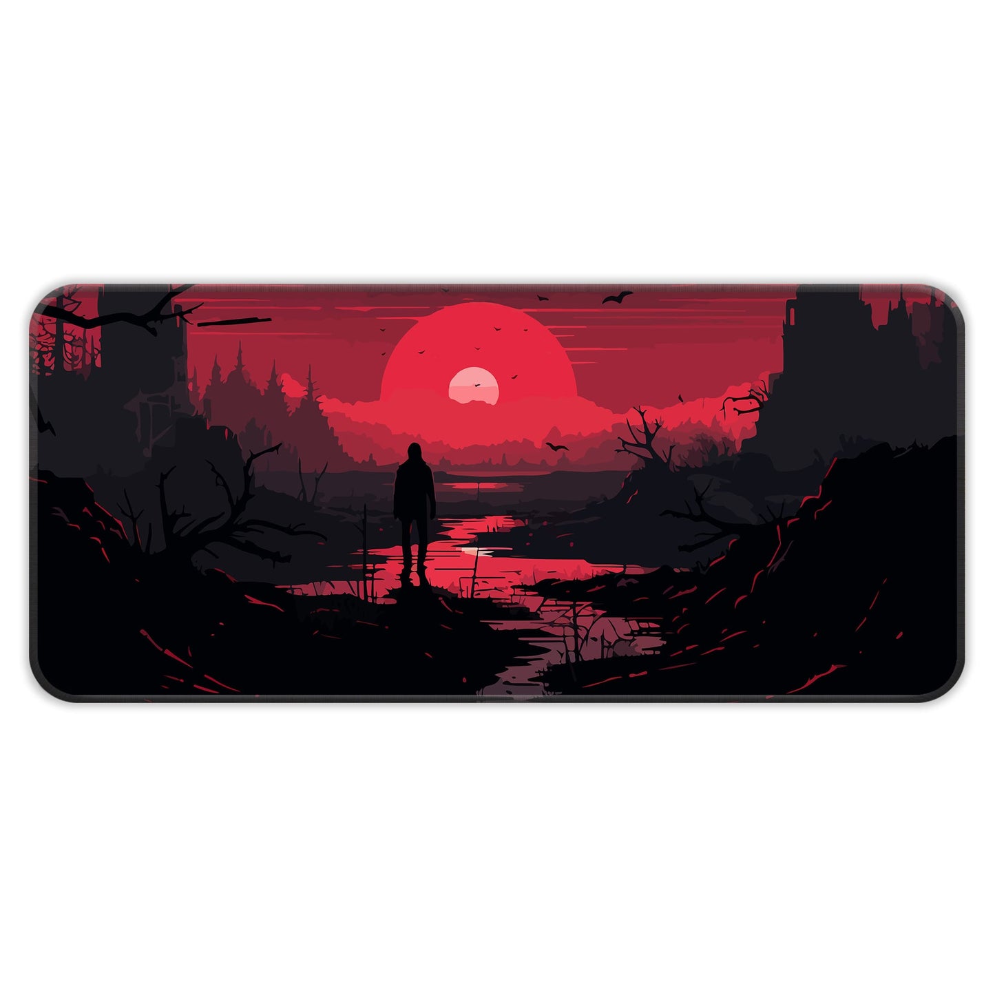 Red Landscape - E-XL Mousepad image 0