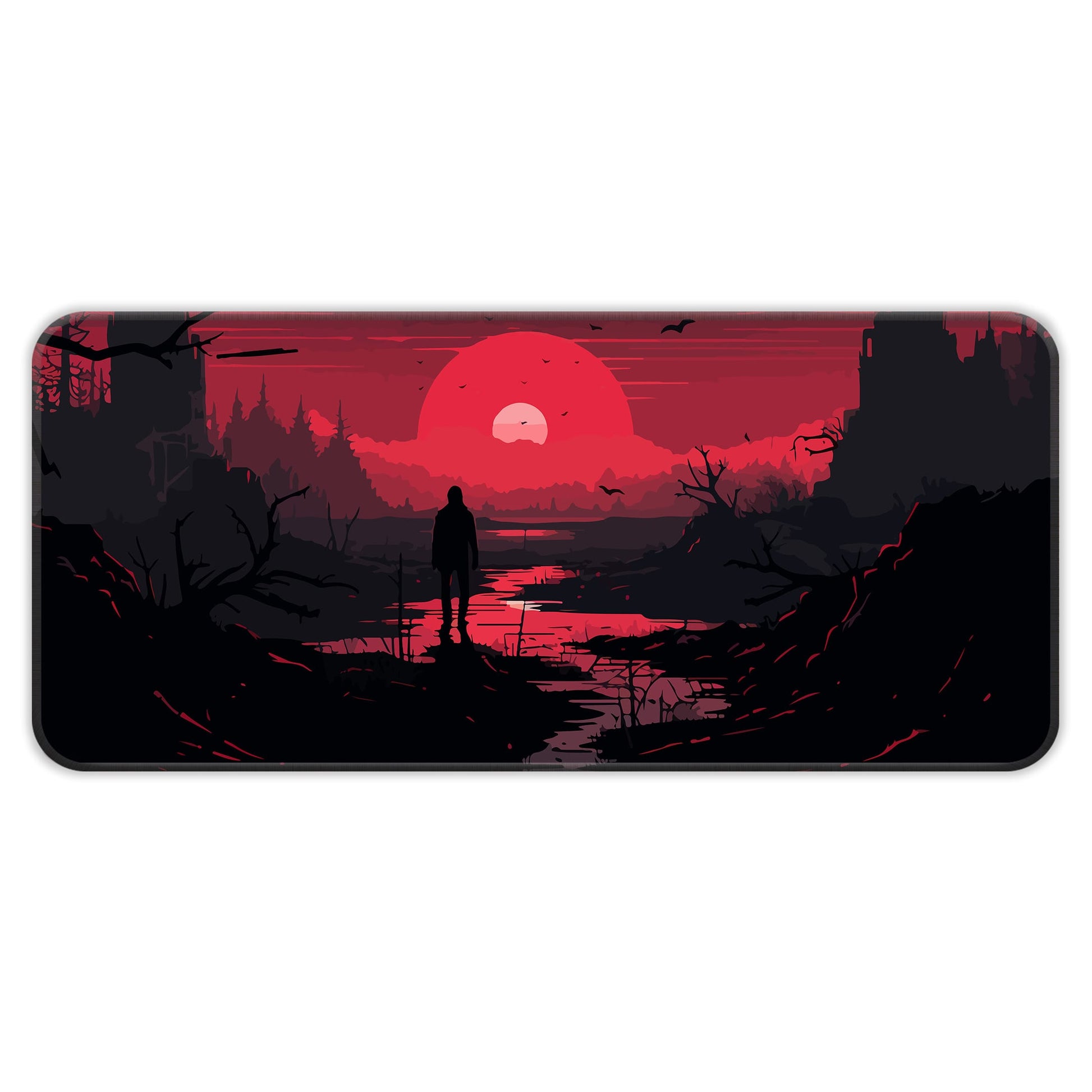 Red Landscape - E-XL Mousepad image 0