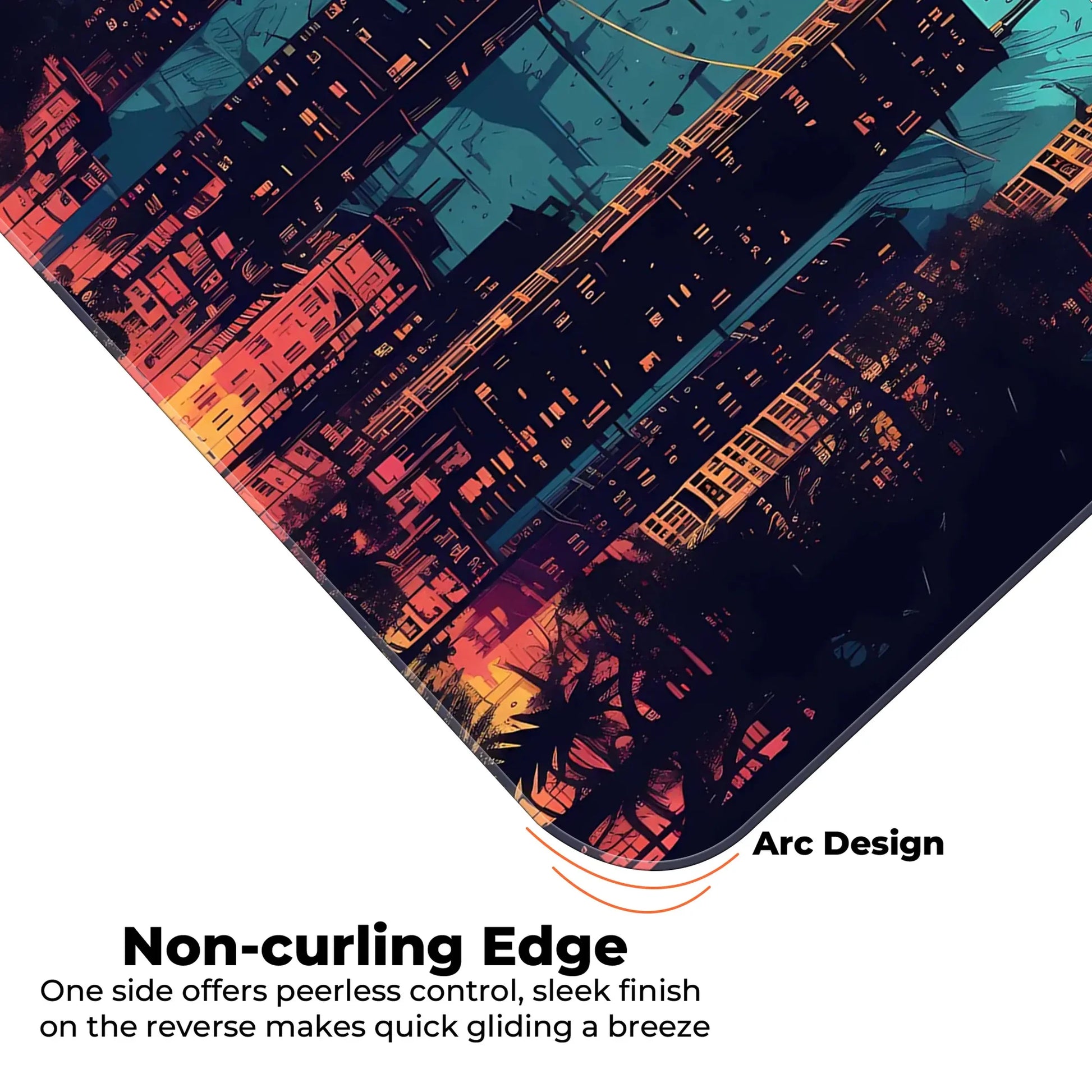 Modern Night City - E-XL Mousepad image 4
