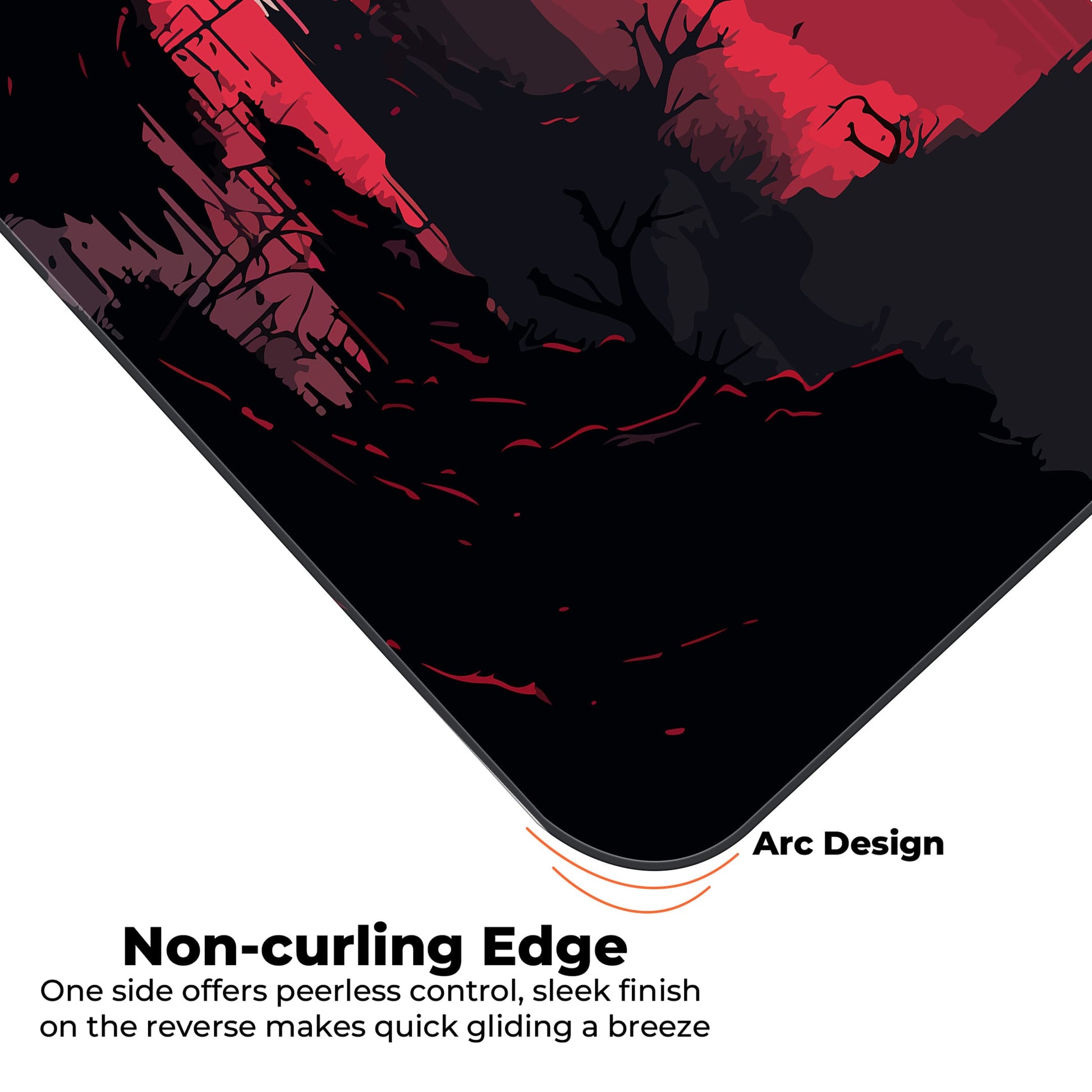 Red Landscape - E-XL Mousepad image 4