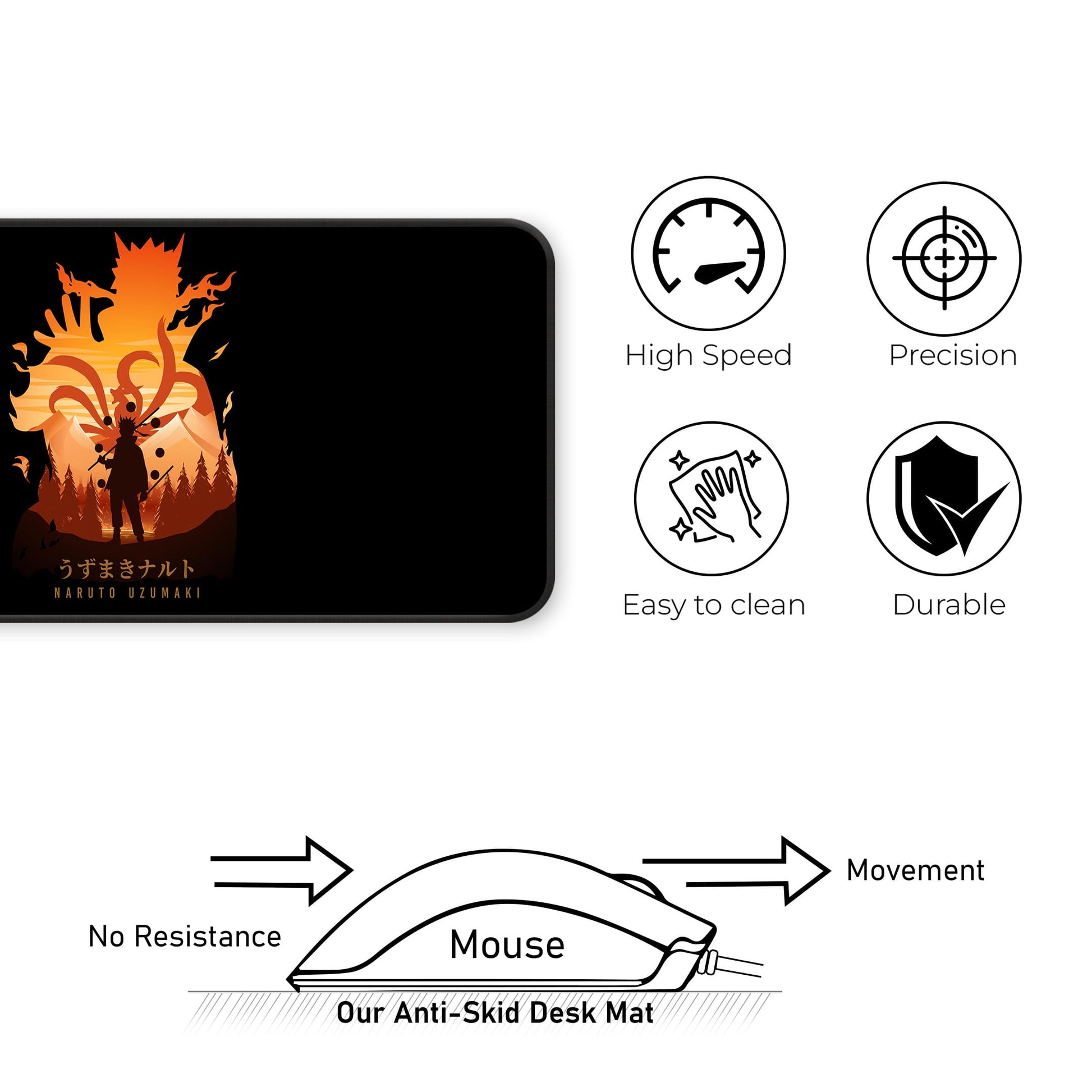 Naruto Uzumaki - E-XL Mousepad image 3