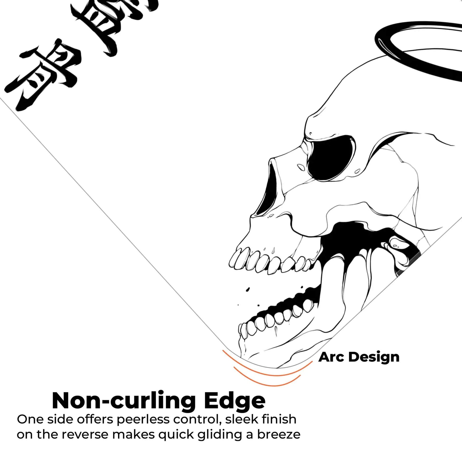 Devil or Angel - White - E-XL Mousepad image 4
