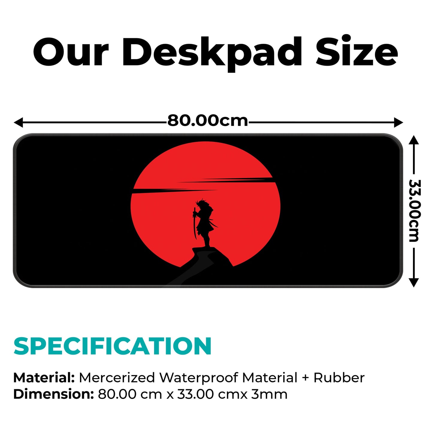 Red Ninja - E-XL Mousepad image 1