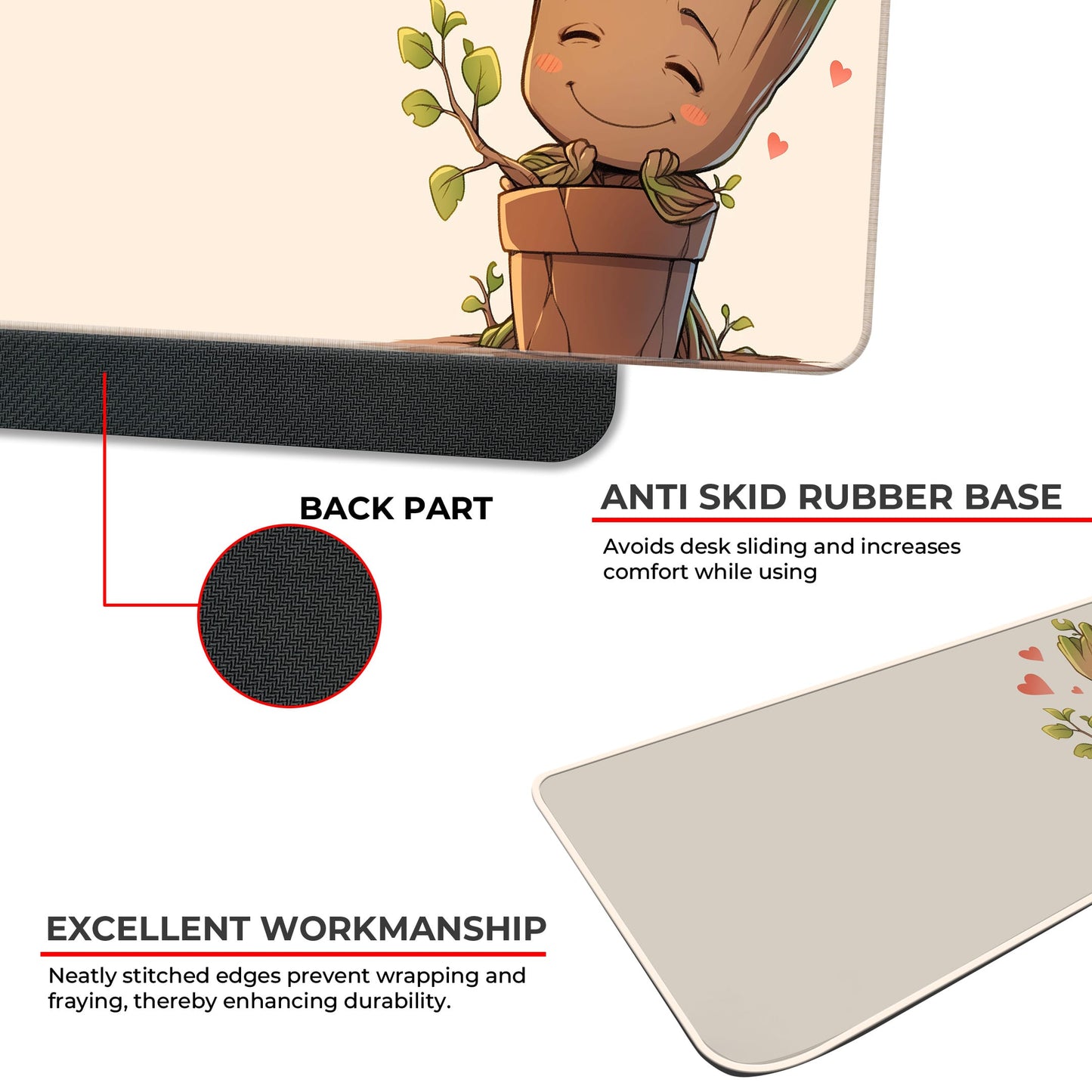 Cute Groot - E-XL Mousepad image 2