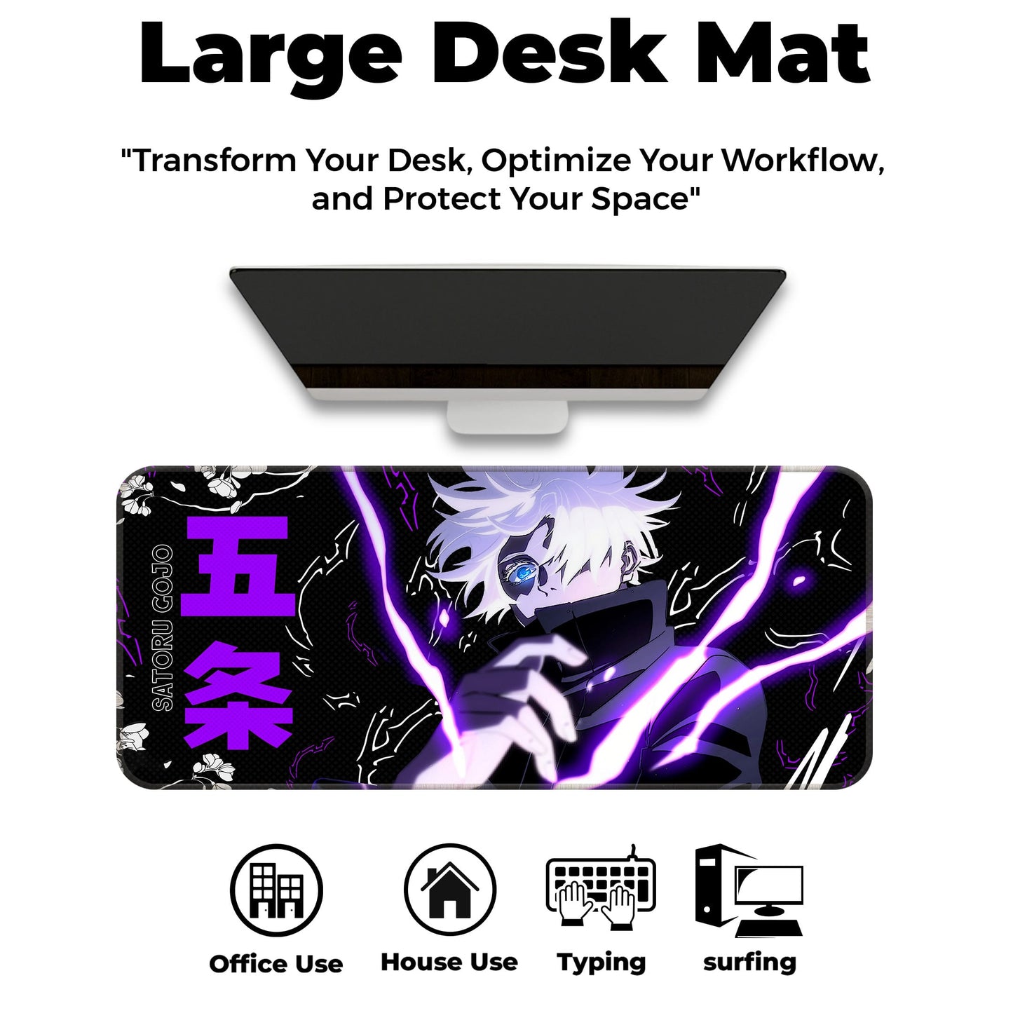 Gojo Satoru - E-XL Mousepad image 5