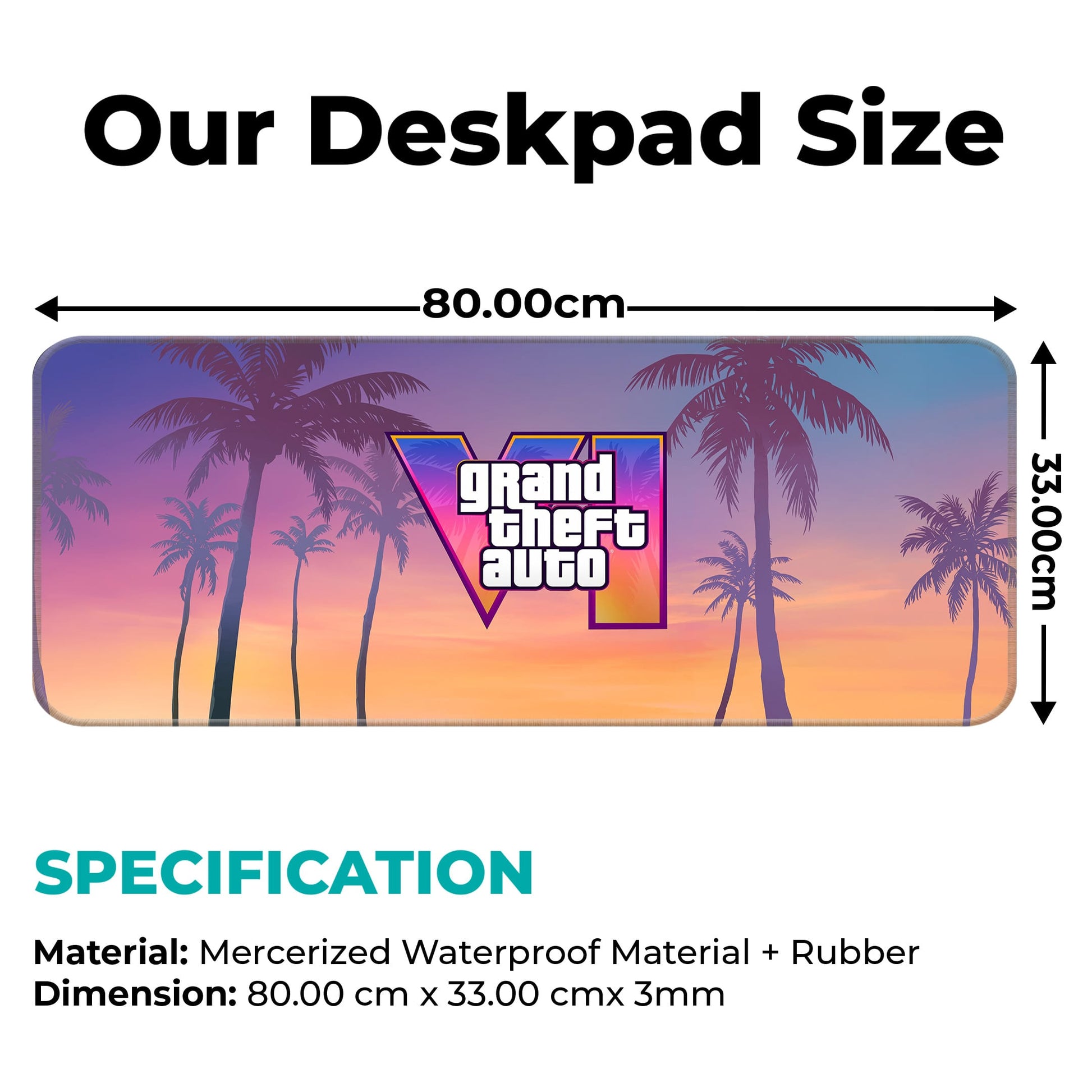 GTA VI - II - E-XL Mousepad image 1
