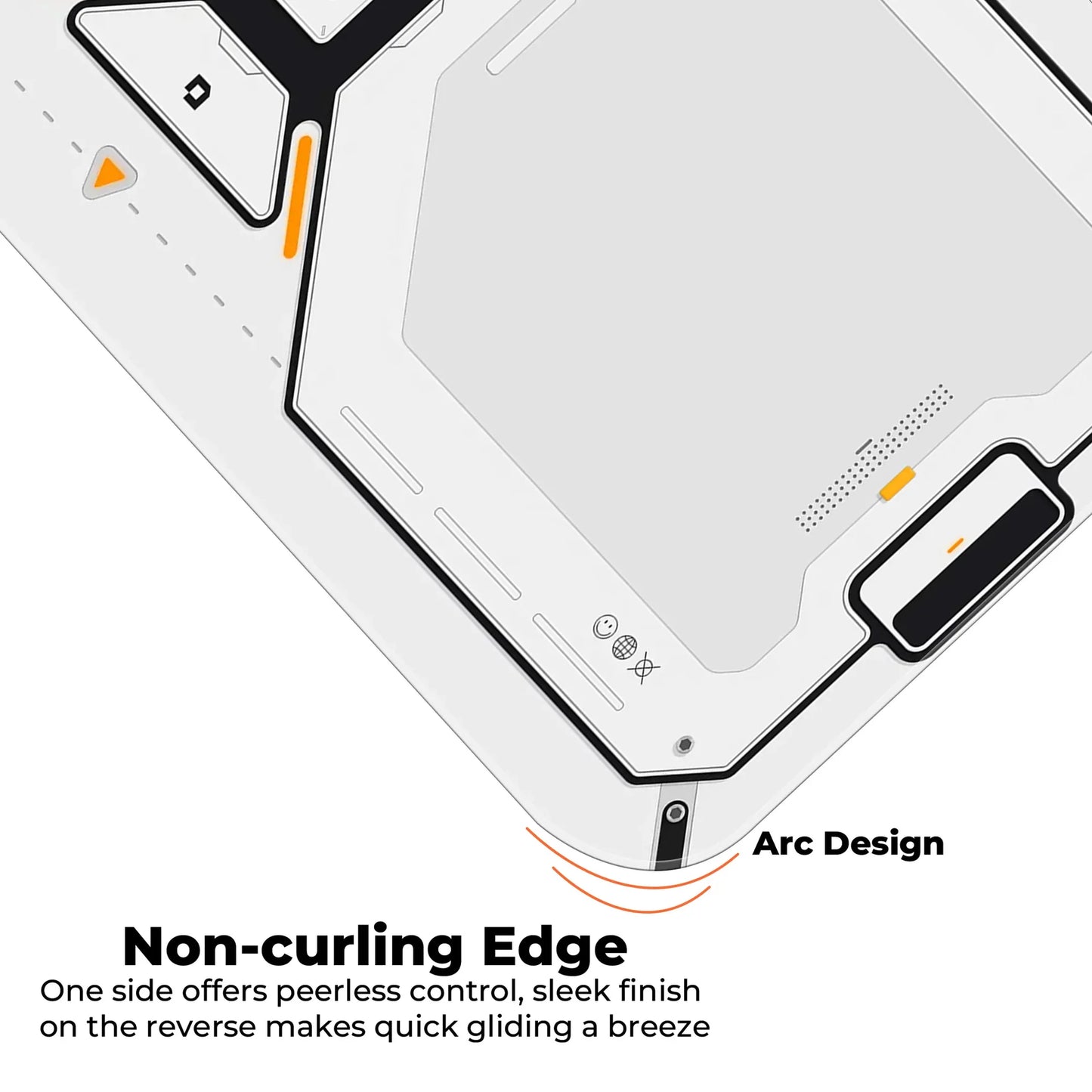 Dope Pattern - White - E-XL Mousepad image 4