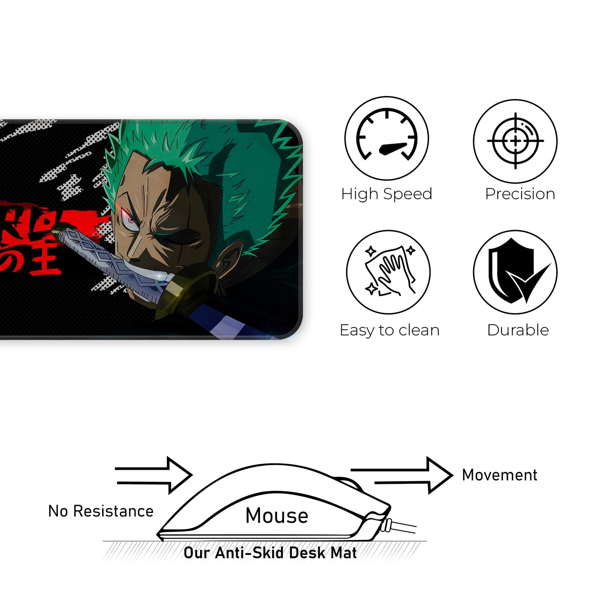 Roronoa Zoro - E-XL Mousepad image 3